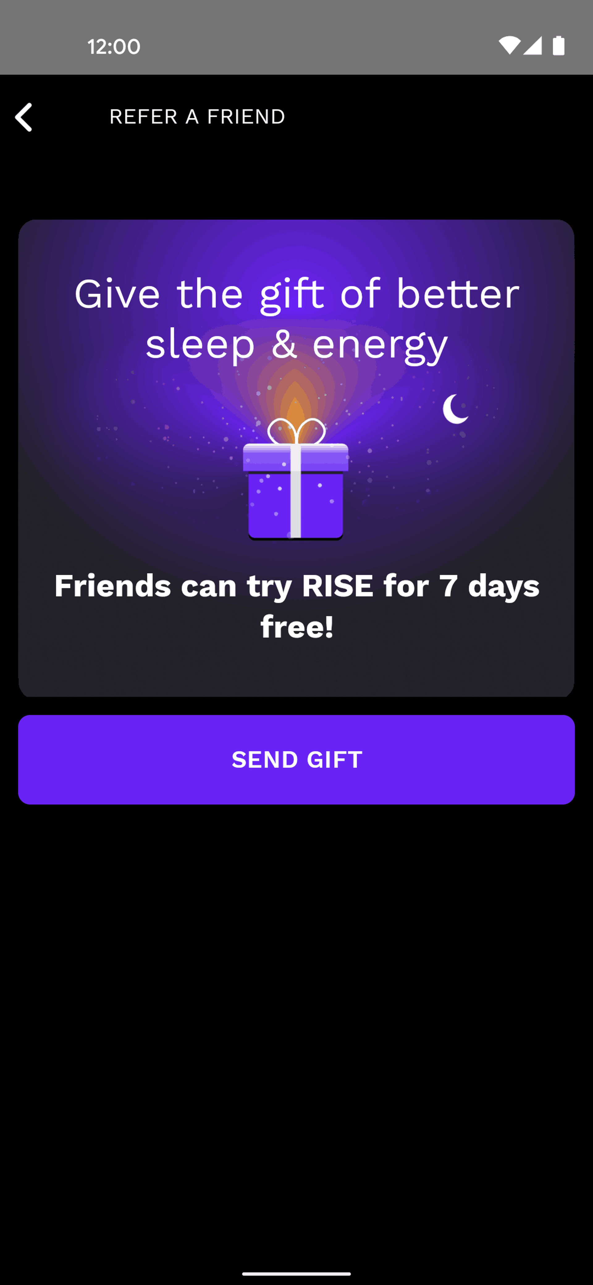 Rise Android Health & Fitness interface screenshot 20