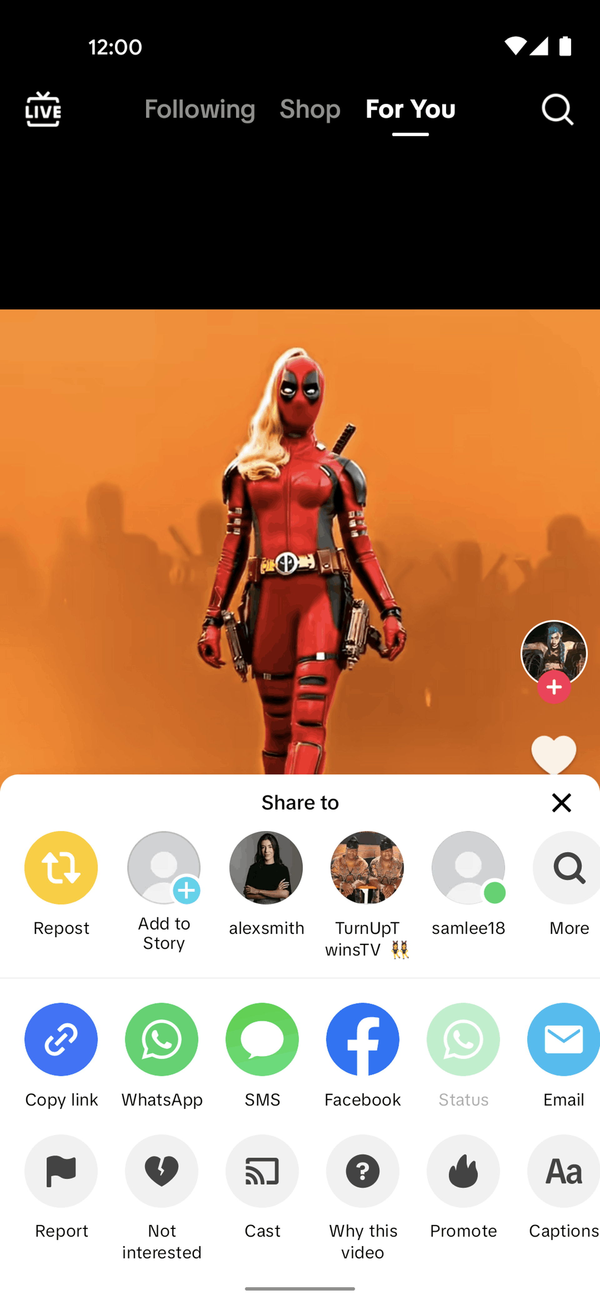 TikTok Android Entertainment interface screenshot 7