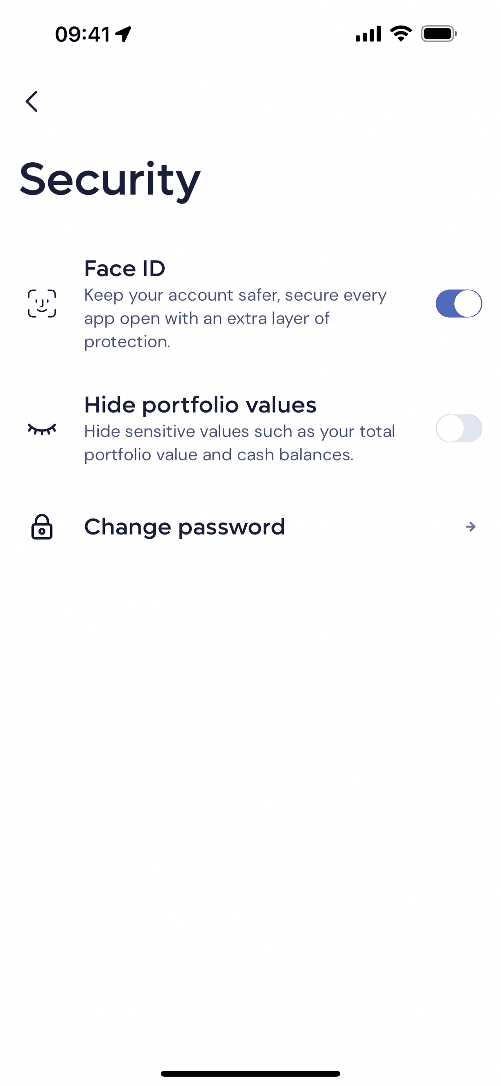 Lightyear iOS Finance interface screenshot 7