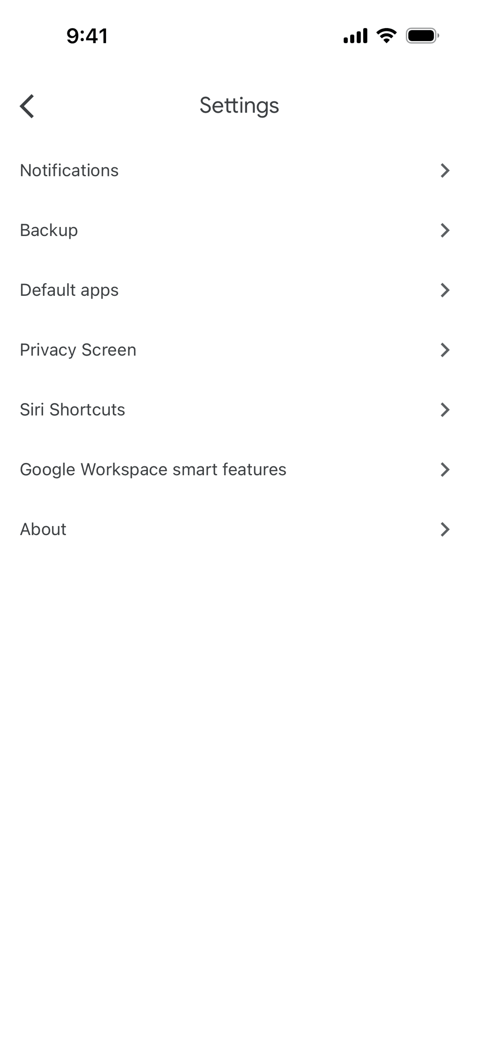Google Drive iOS Productivity interface screenshot 15