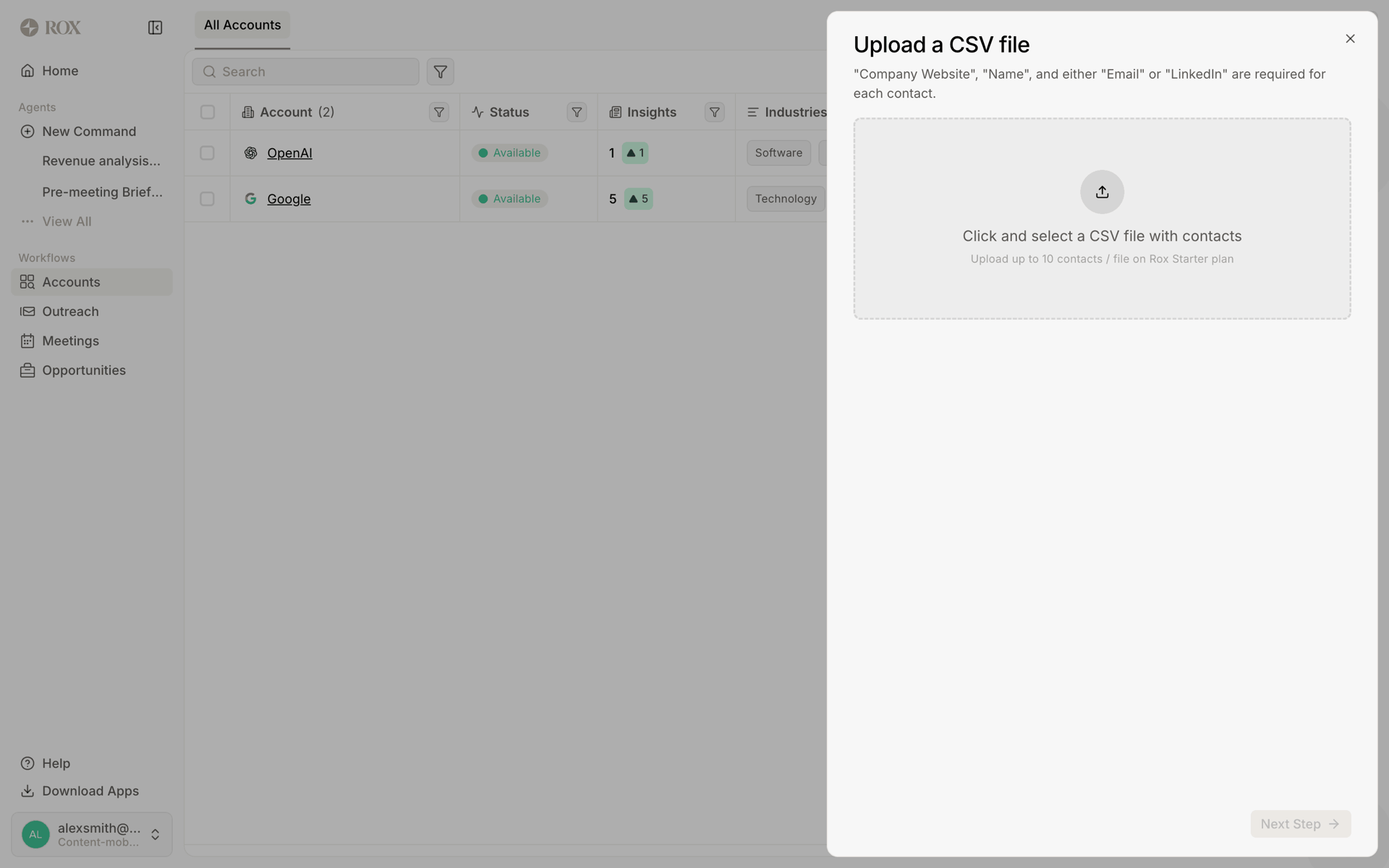 Rox Web Business interface screenshot 18