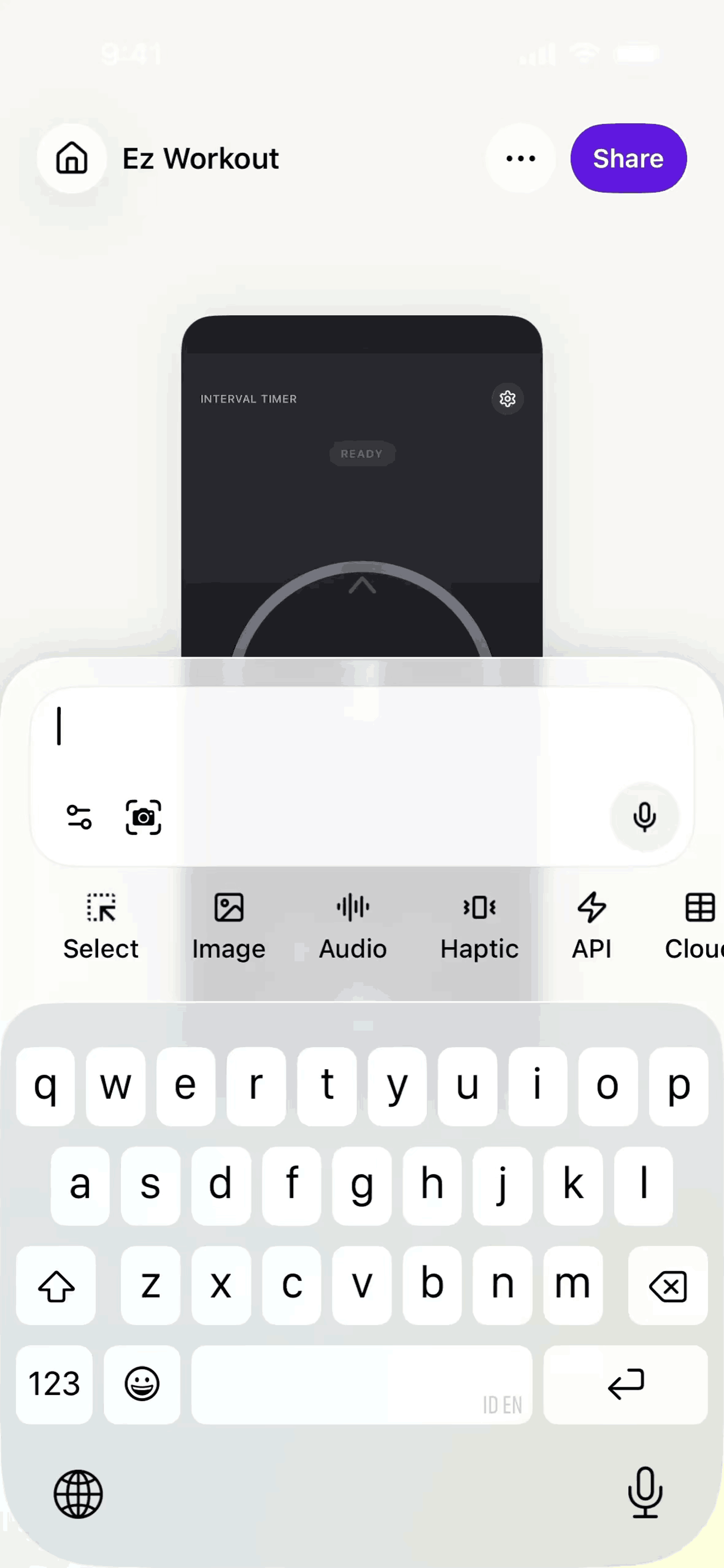 Vibecode iOS Developer Tools interface screenshot 2