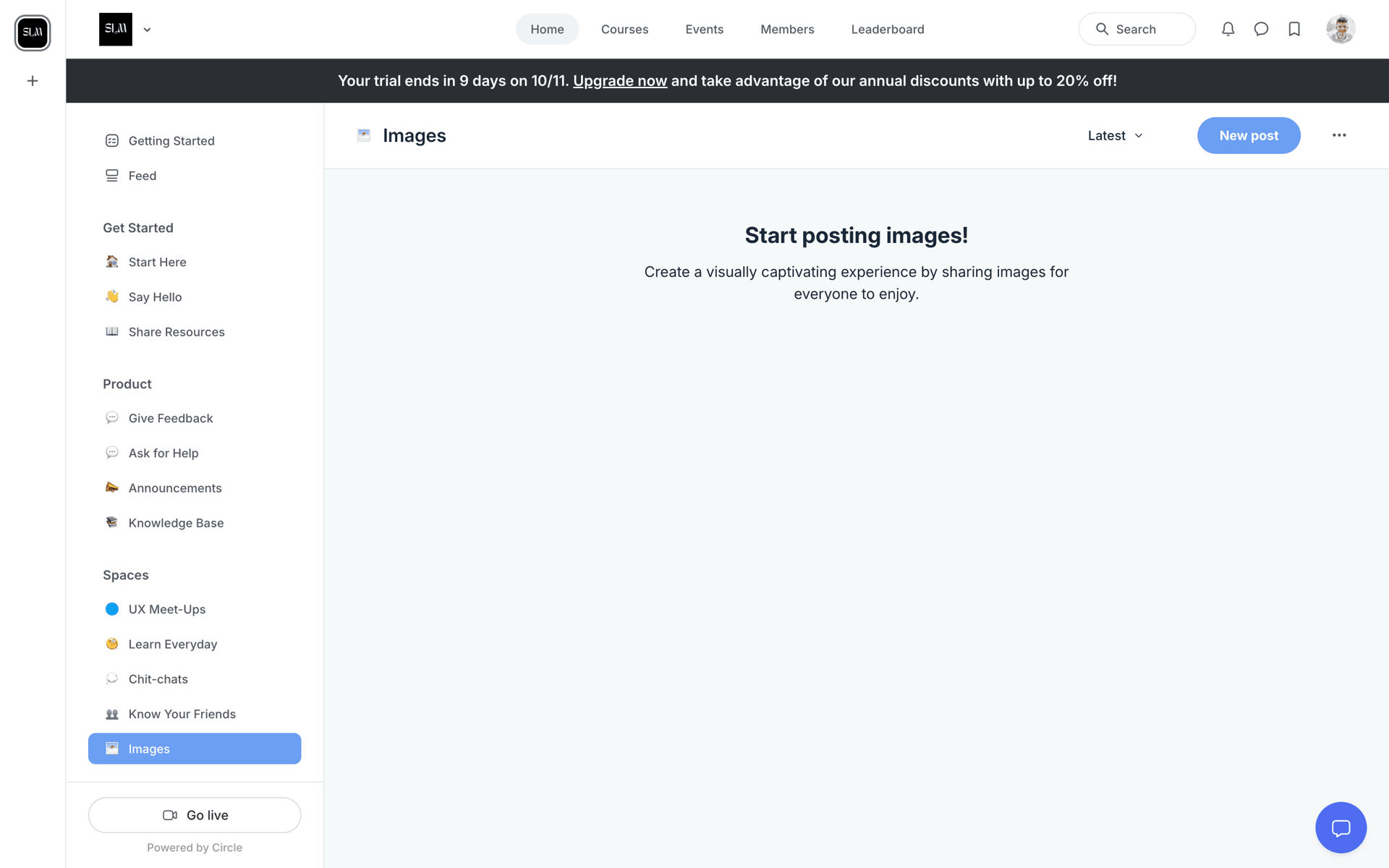 Circle Web Social Networking interface screenshot 7