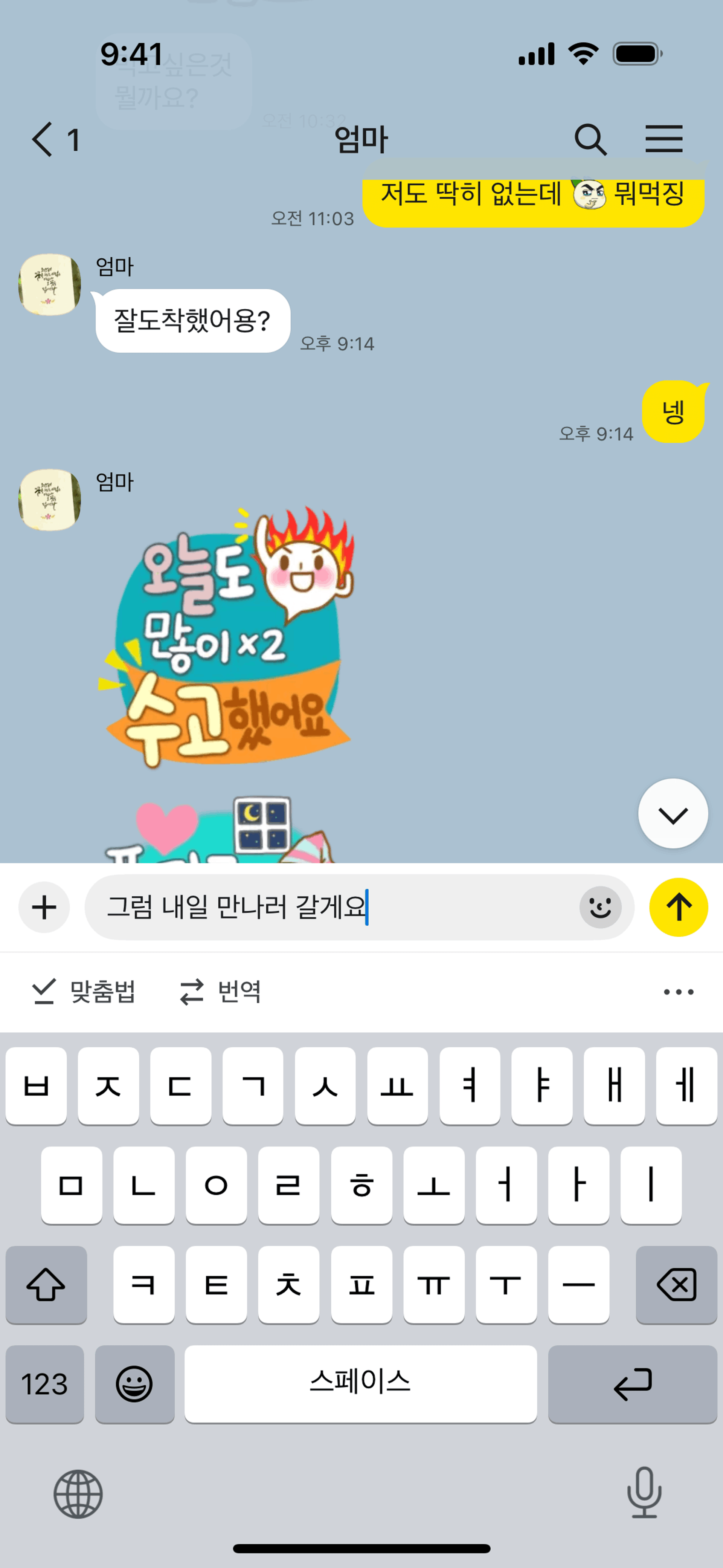 KakaoTalk iOS Social Networking interface screenshot 13