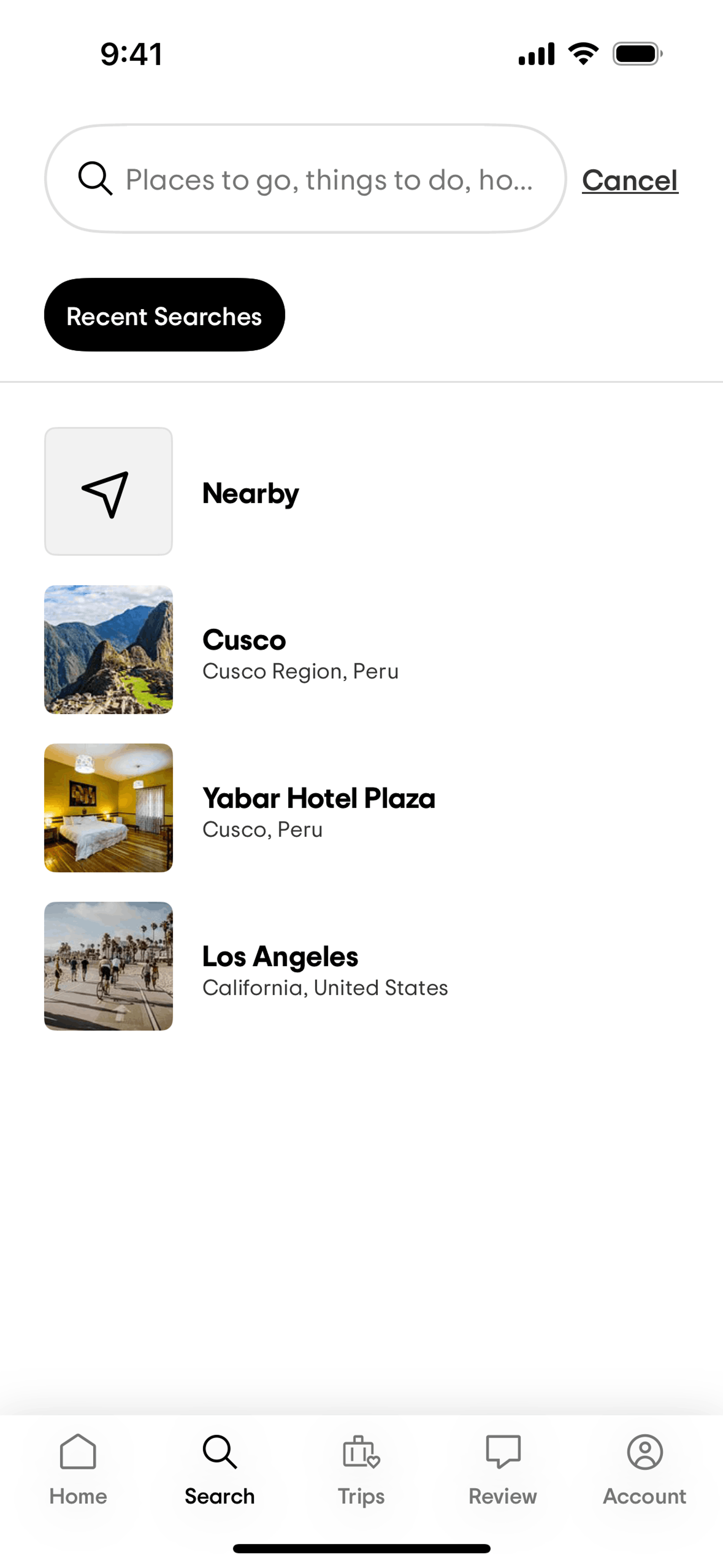 Tripadvisor iOS Travel & Transportation interface screenshot 14