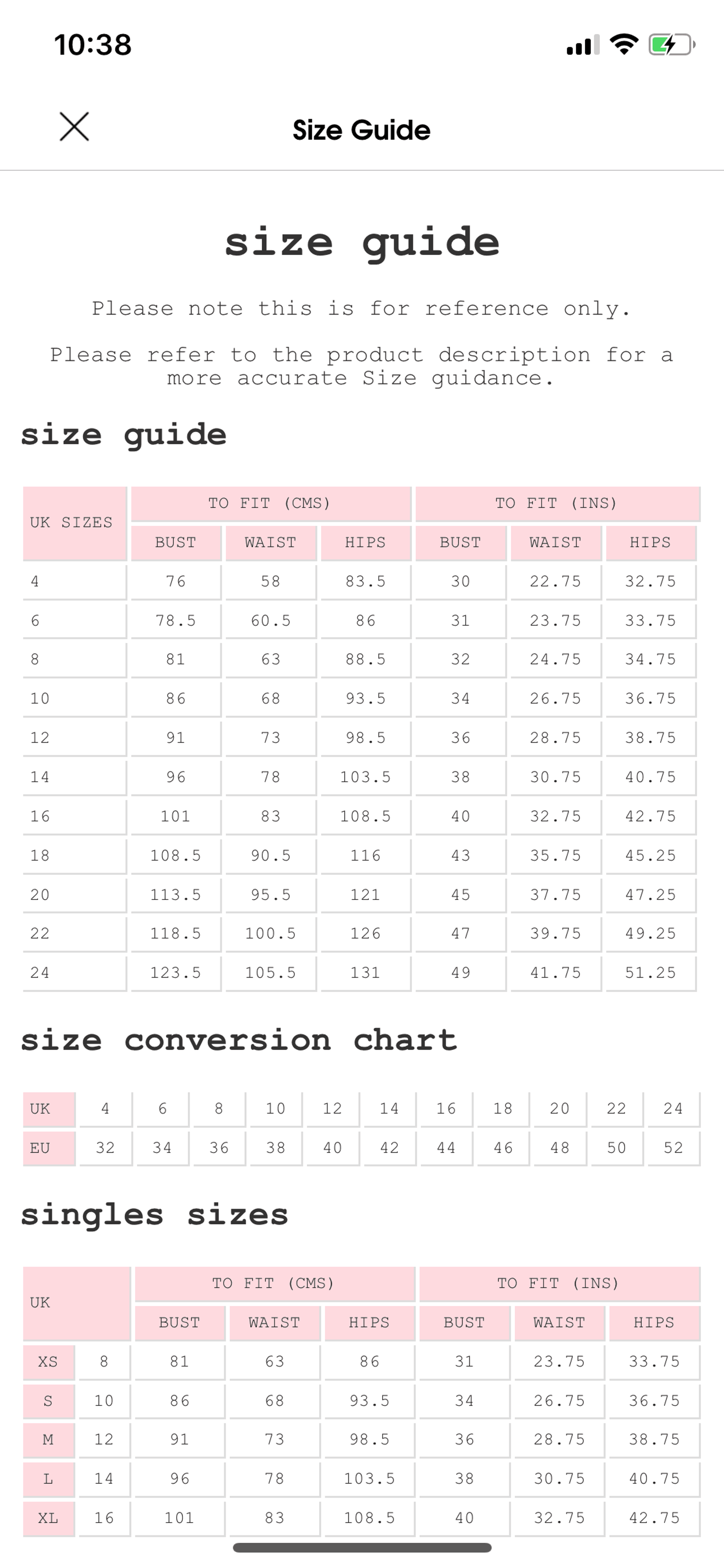Missguided iOS Shopping interface screenshot 18
