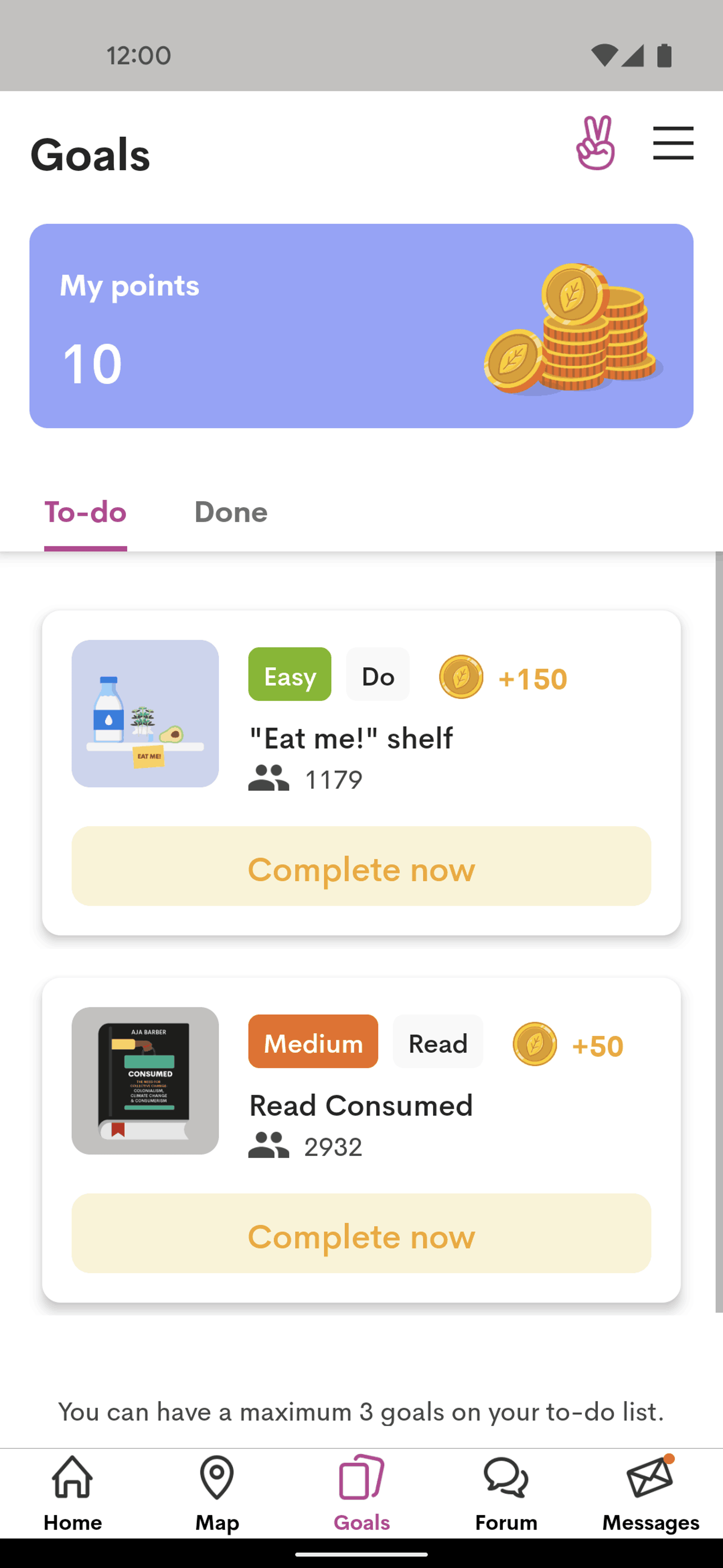OLIO Android Food & Drink interface screenshot 15