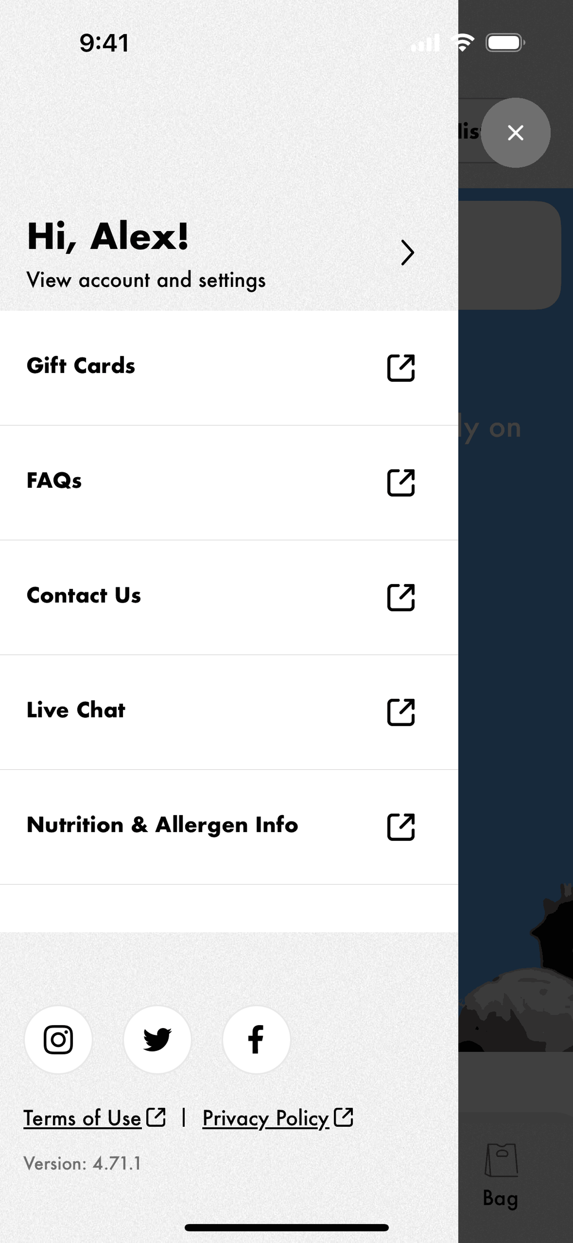 Shake Shack iOS Food & Drink interface screenshot 6