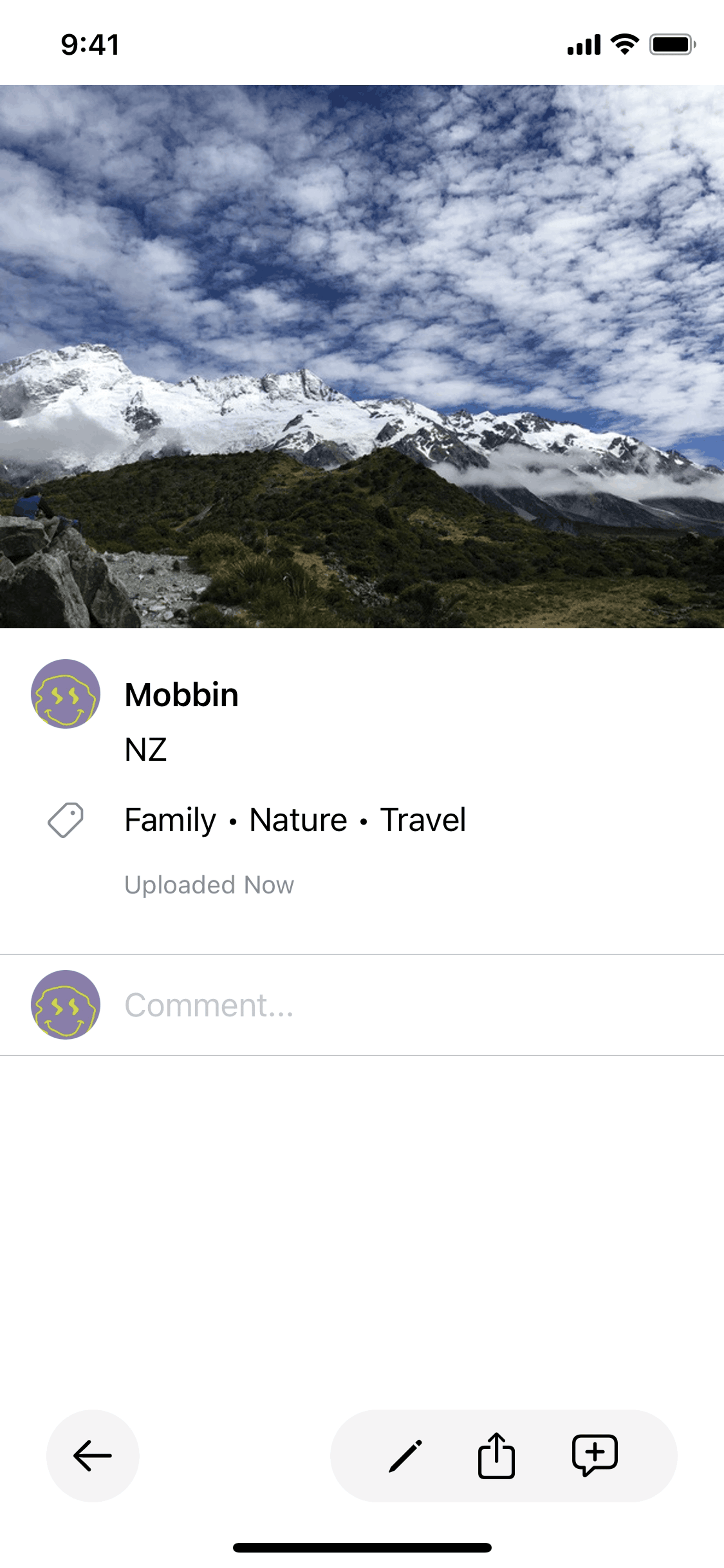 Glass iOS Photo & Video interface screenshot 11