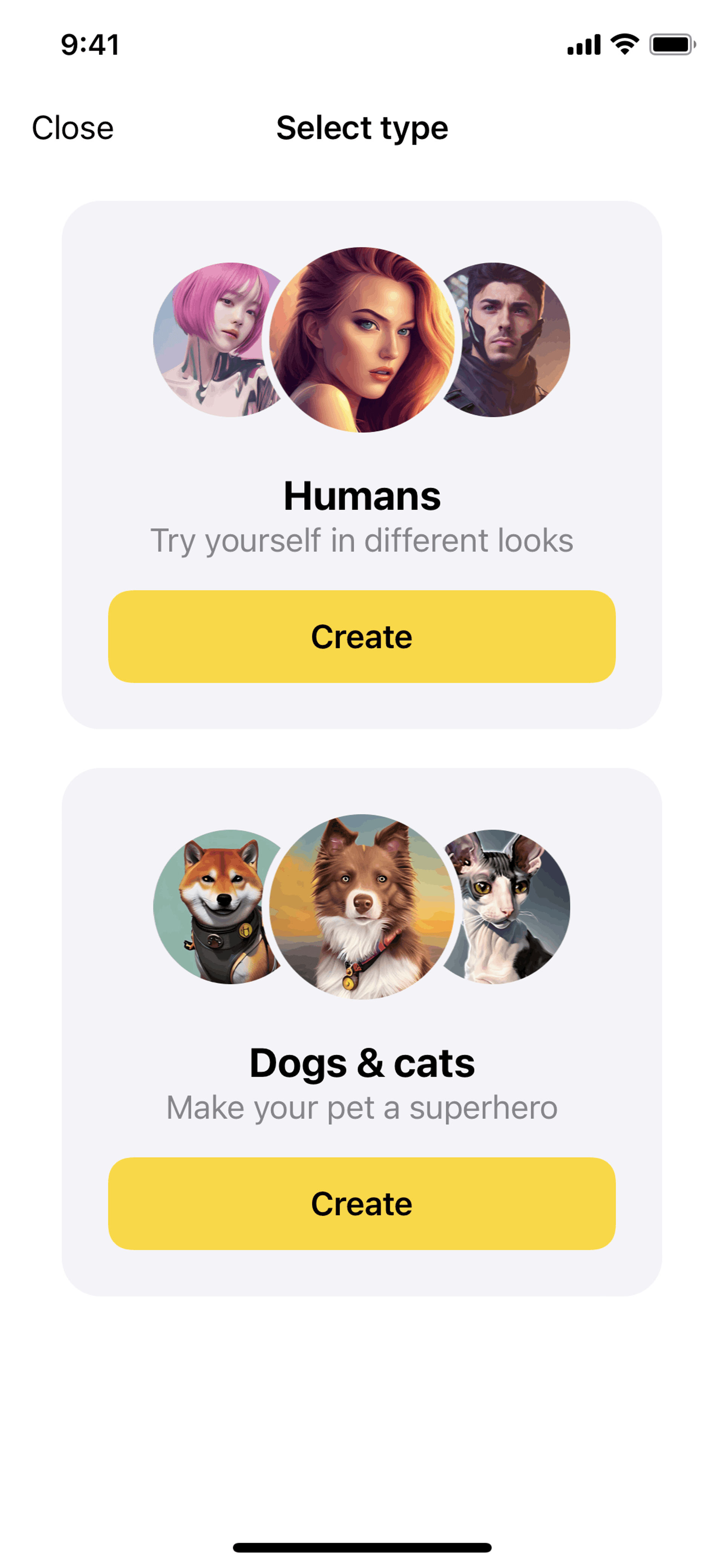 Lensa AI iOS Photo & Video interface screenshot 21