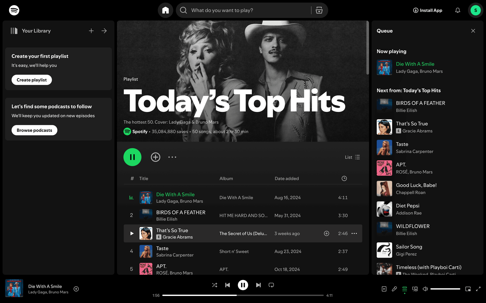 Spotify Web Music & Audio interface screenshot 19