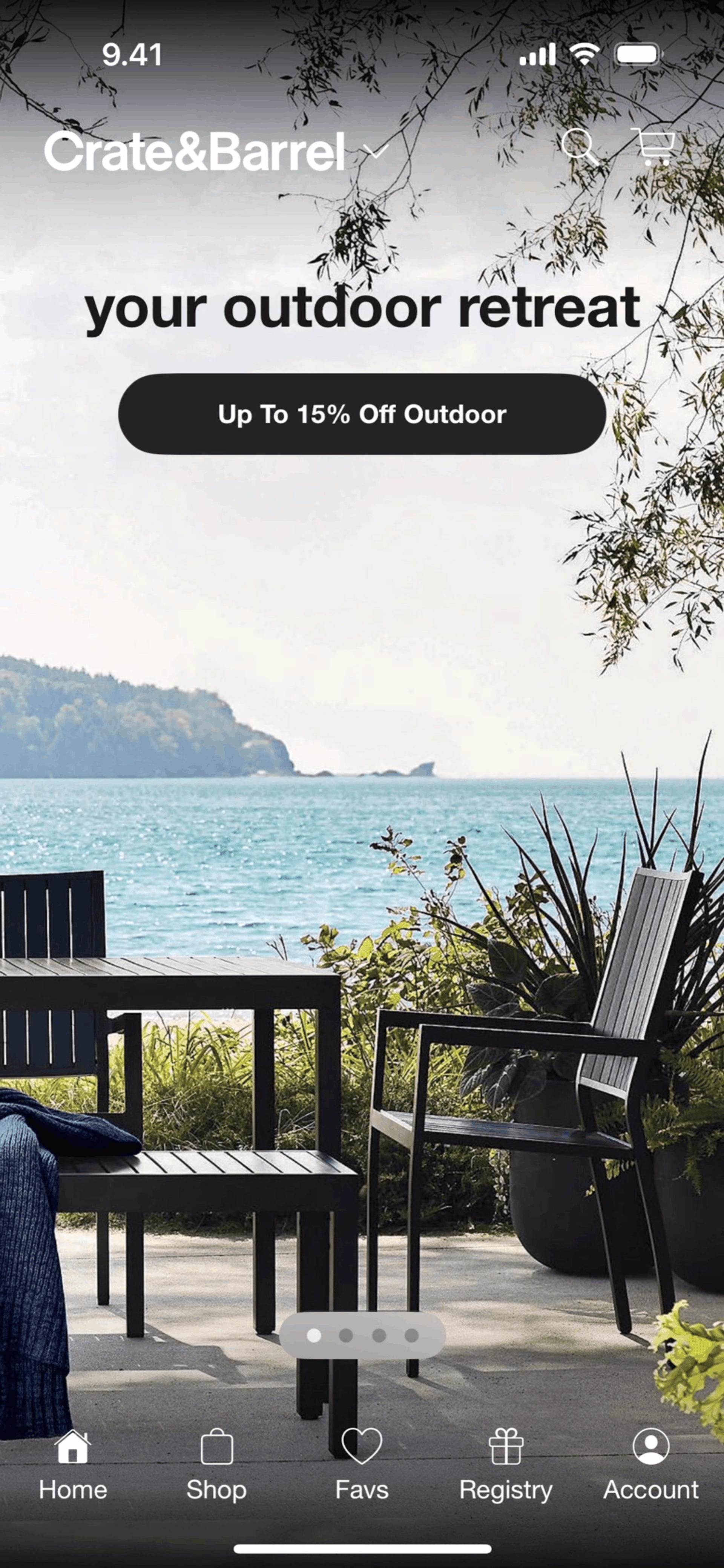 Crate & Barrel iOS Shopping interface screenshot 11