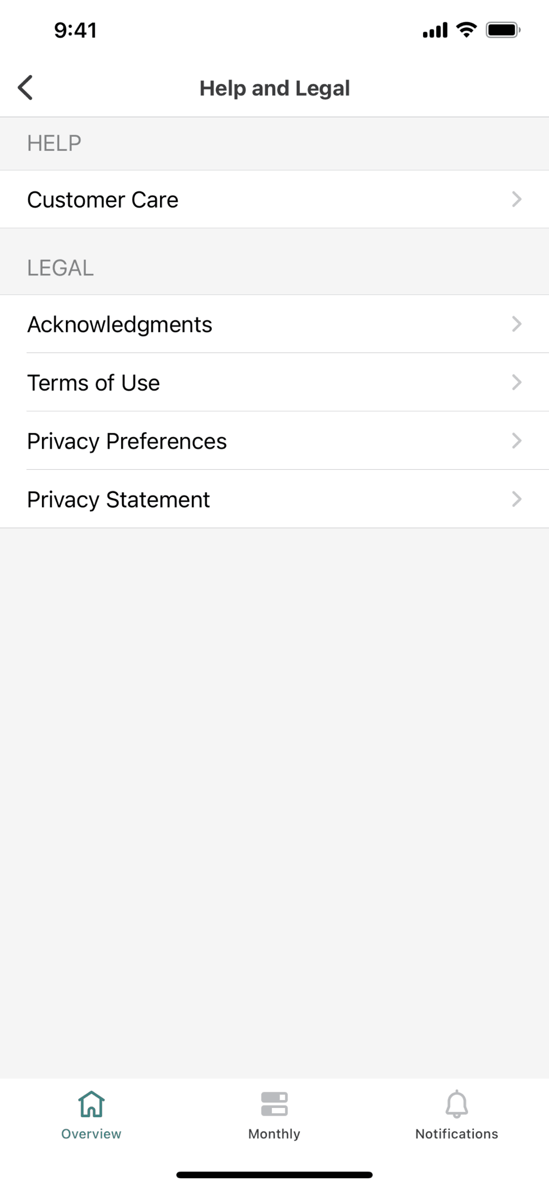 Mint iOS Finance interface screenshot 16