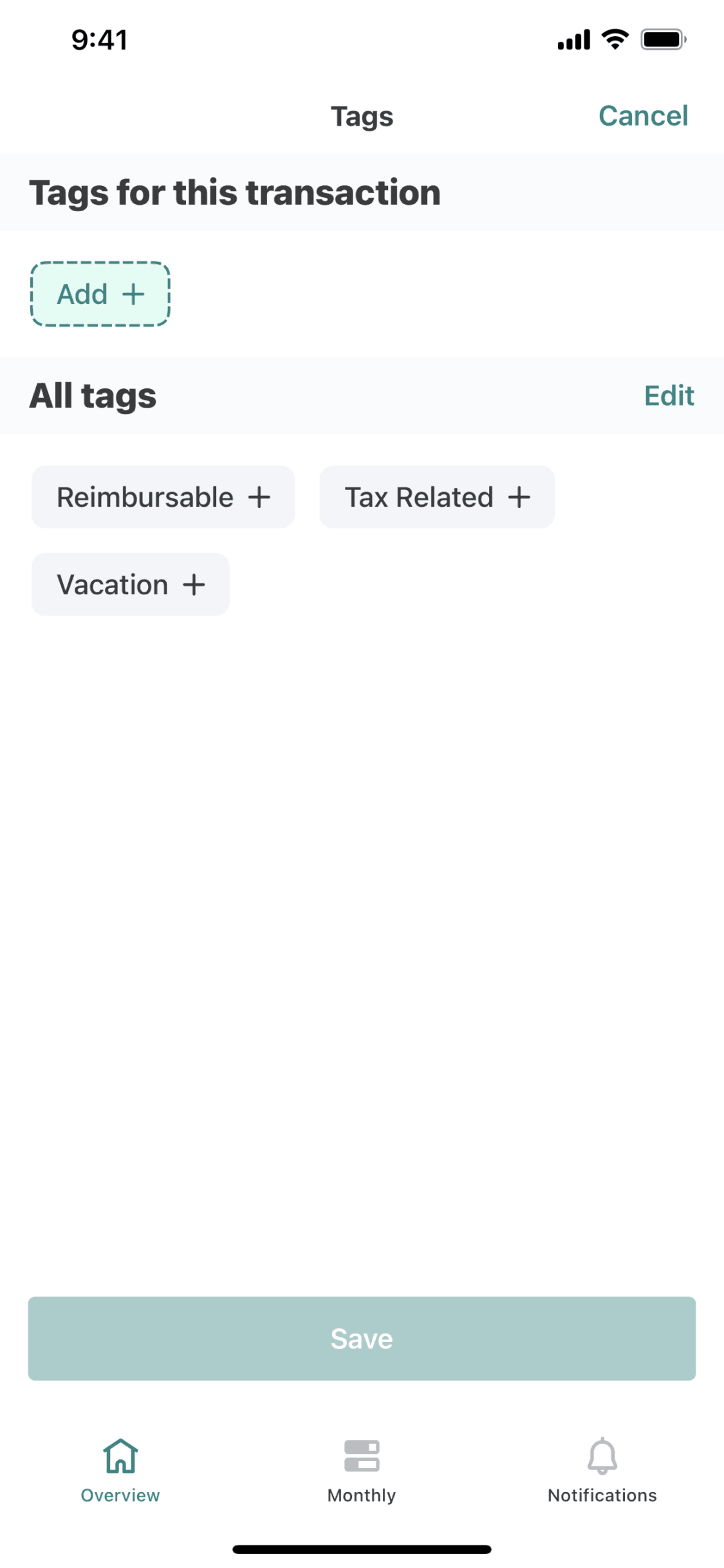 Mint iOS Finance interface screenshot 21