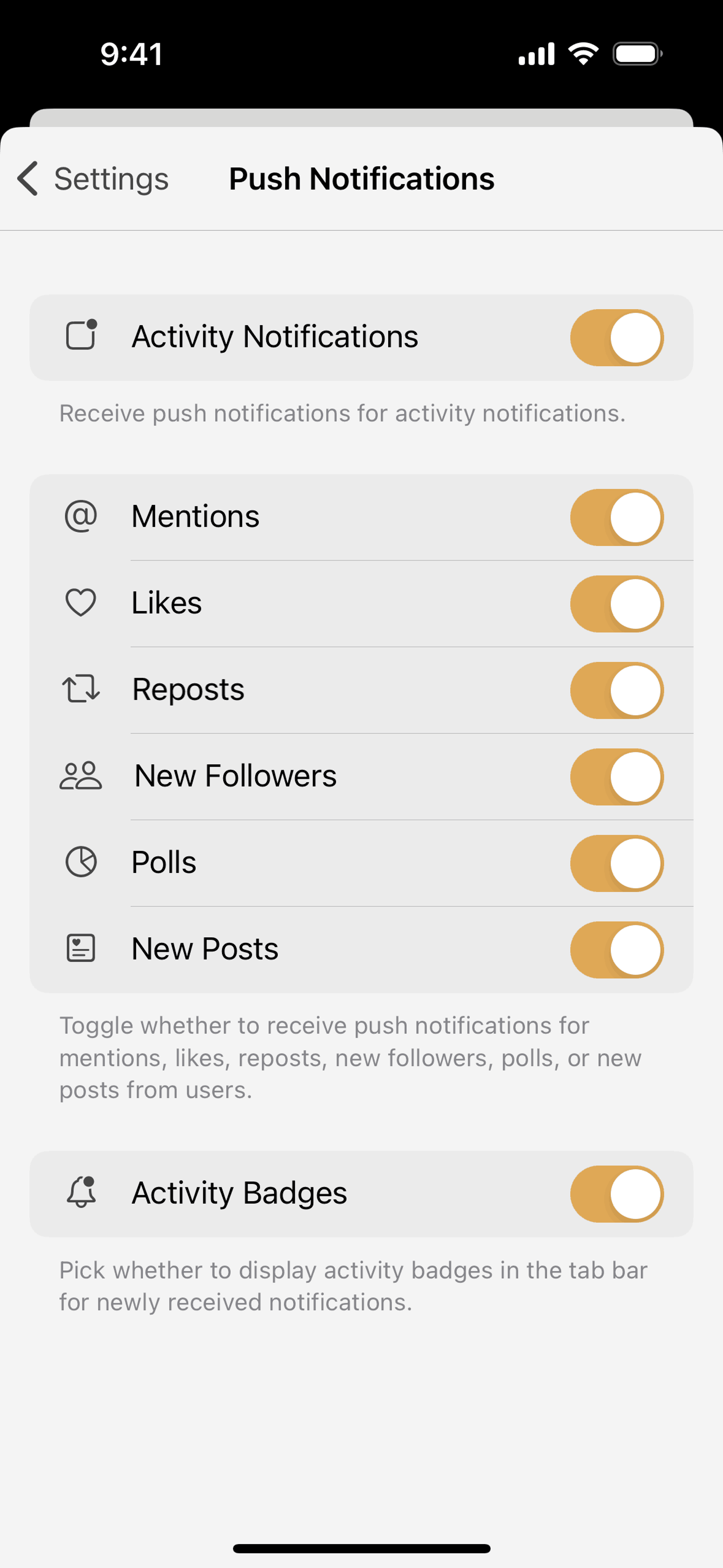 Mammoth iOS Social Networking interface screenshot 15