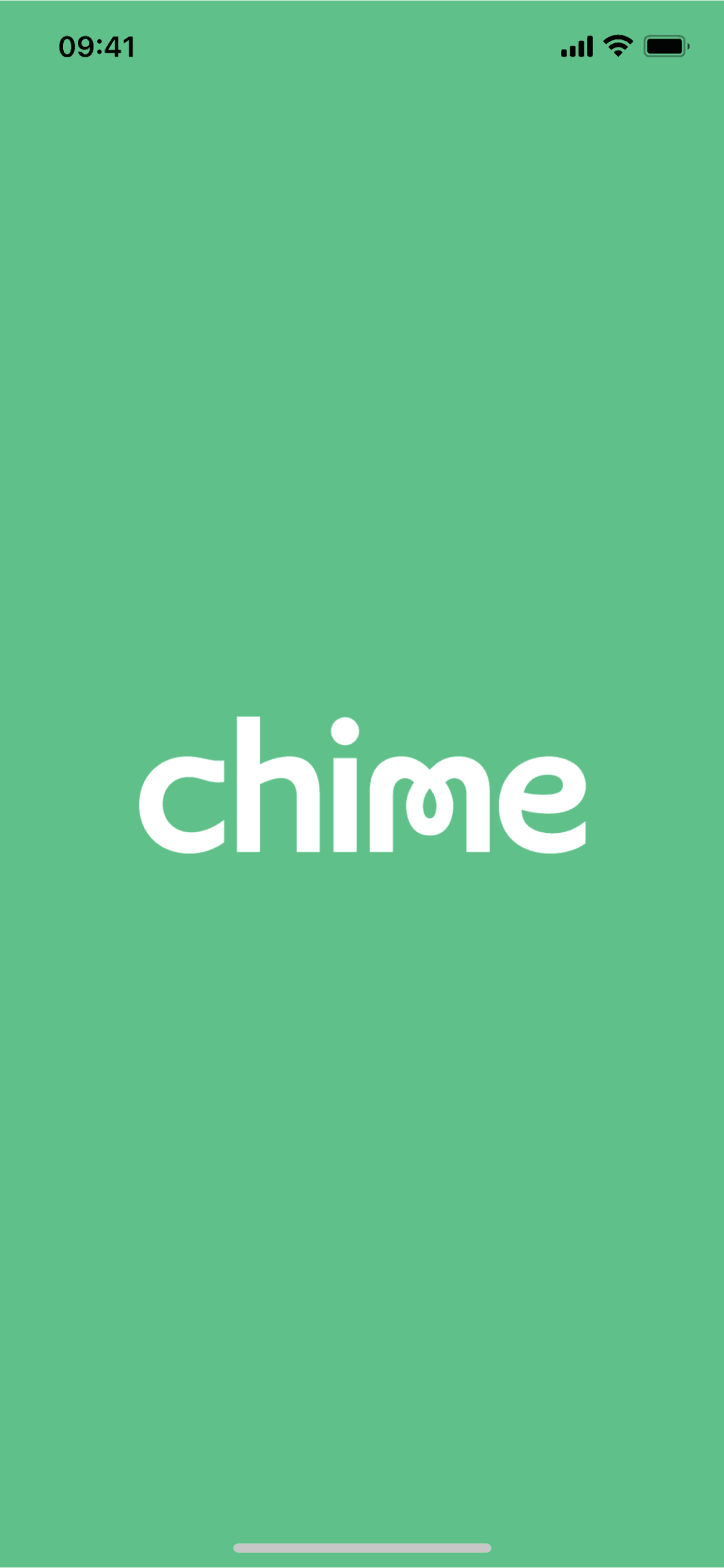 Chime iOS Finance interface screenshot 1