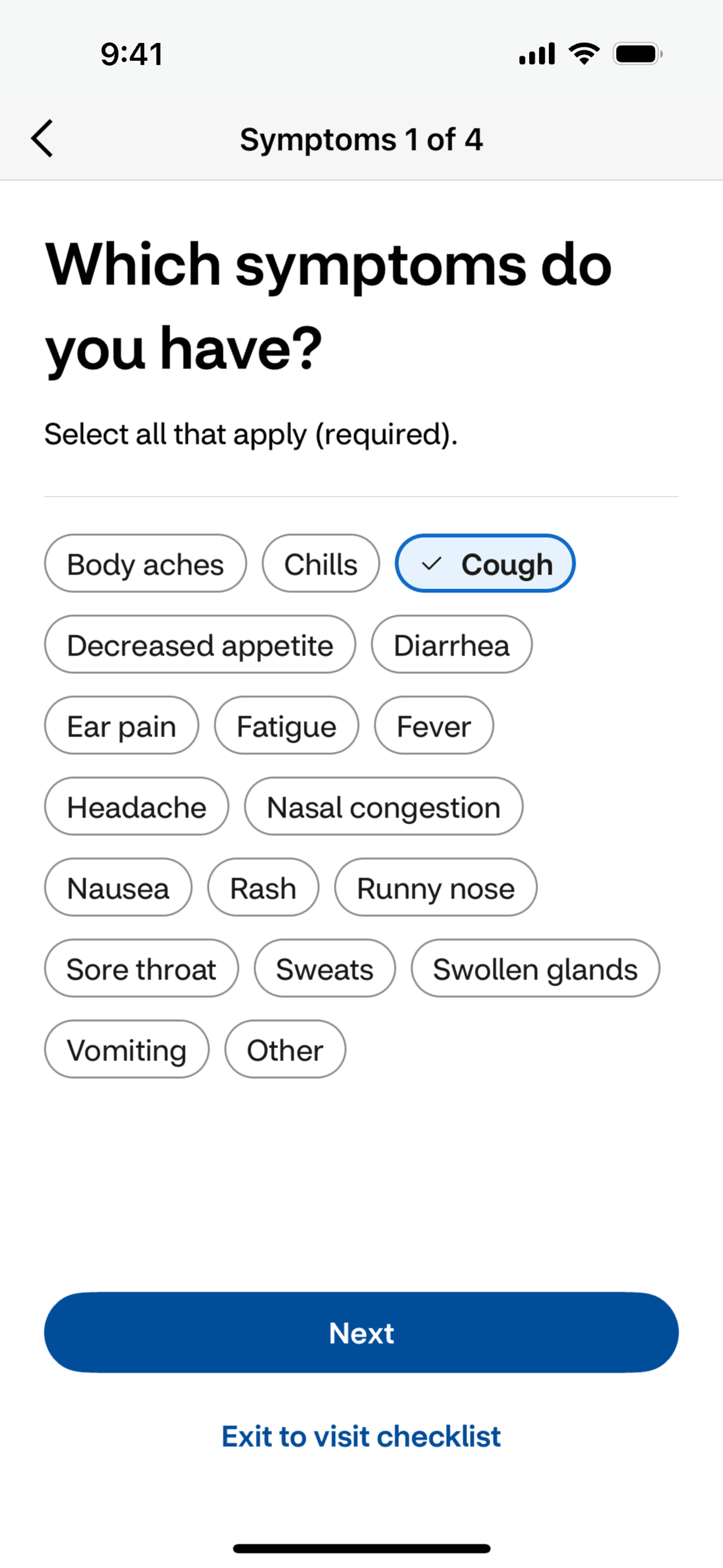 CVS Health iOS Medical interface screenshot 3