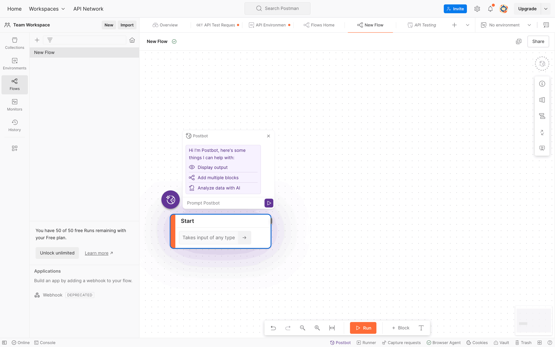Postman Web Developer Tools interface screenshot 17