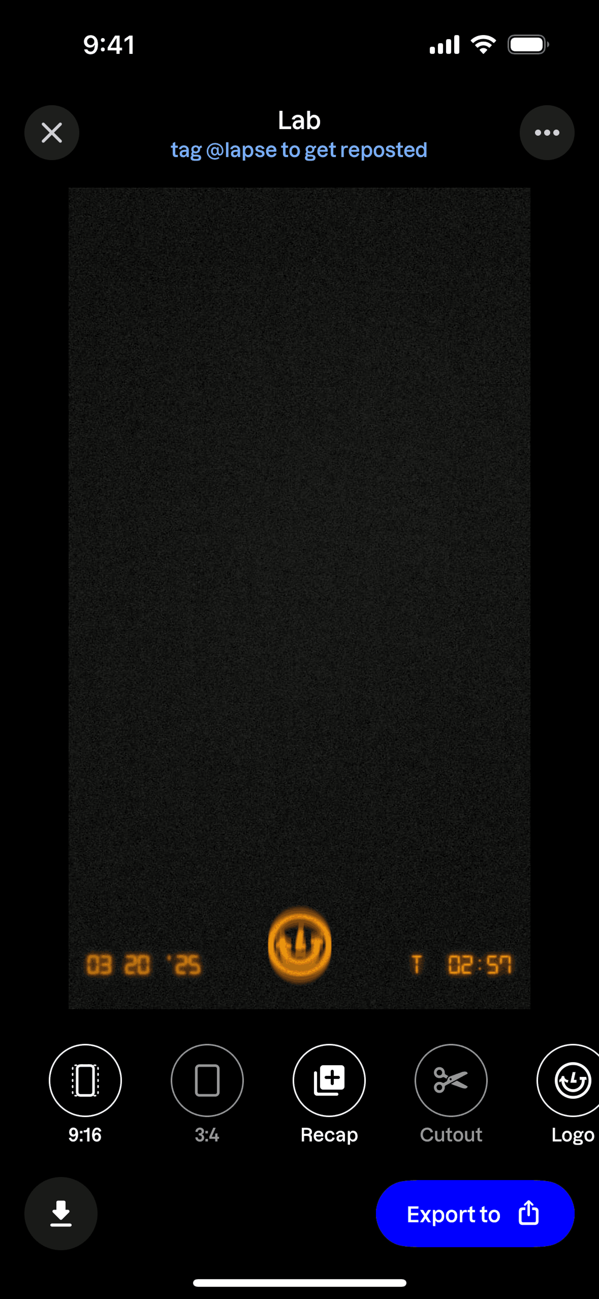Lapse iOS Photo & Video interface screenshot 15