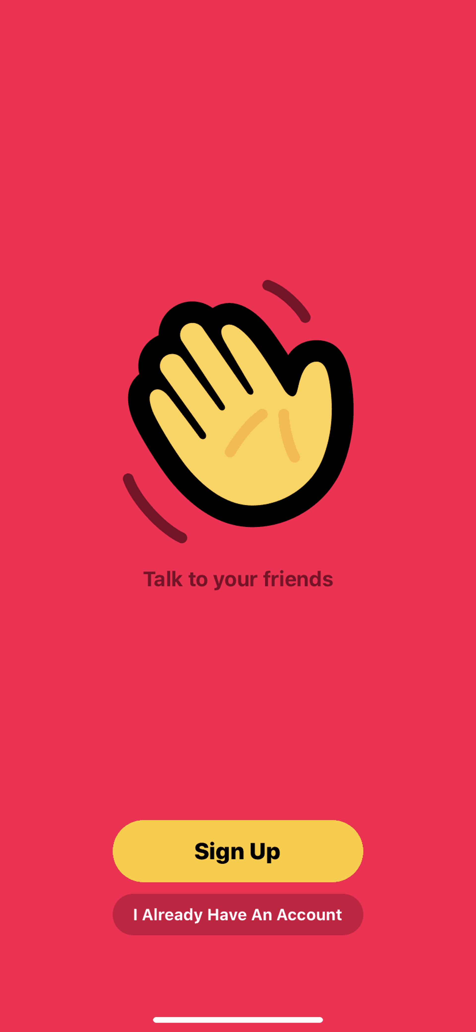 Houseparty iOS Social Networking interface screenshot 1