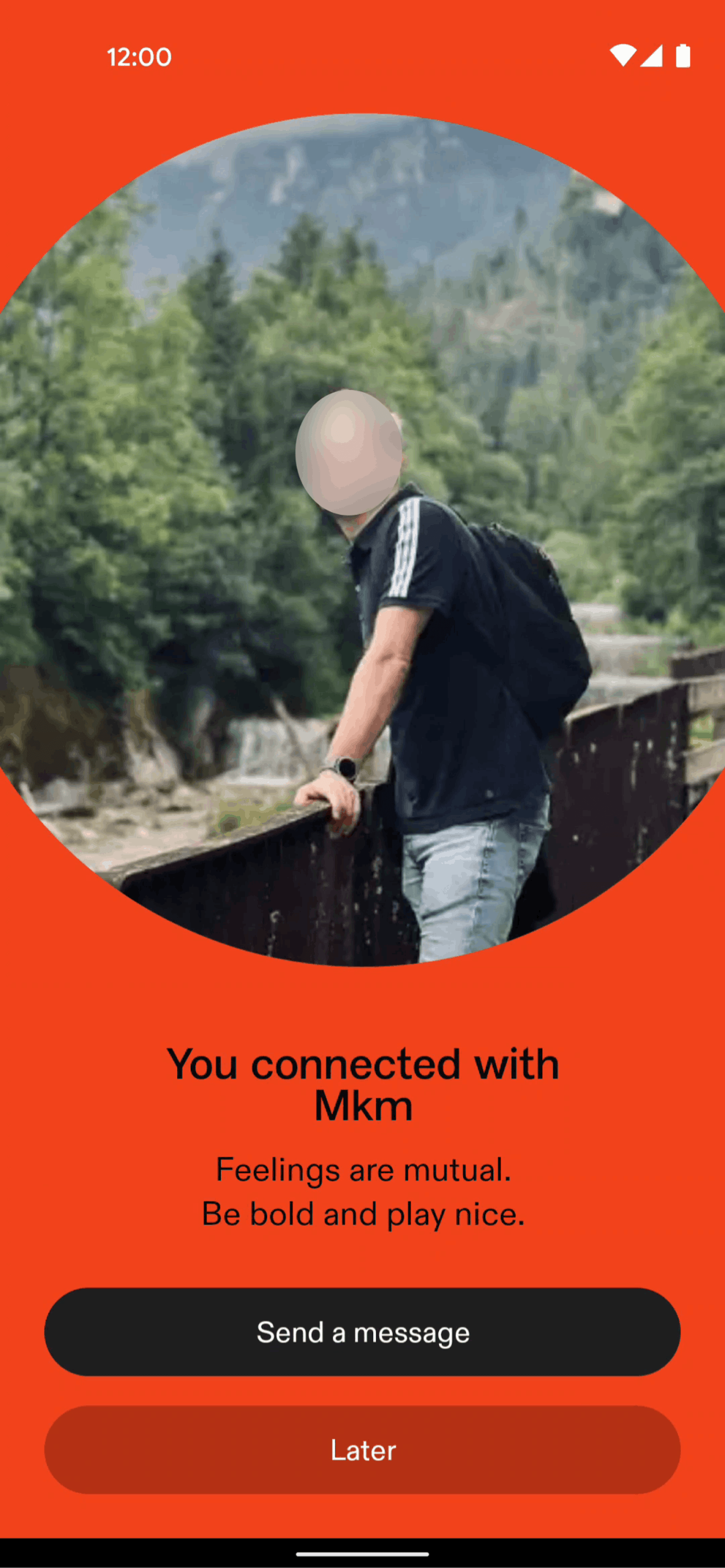 Feeld Android Communication interface screenshot 4