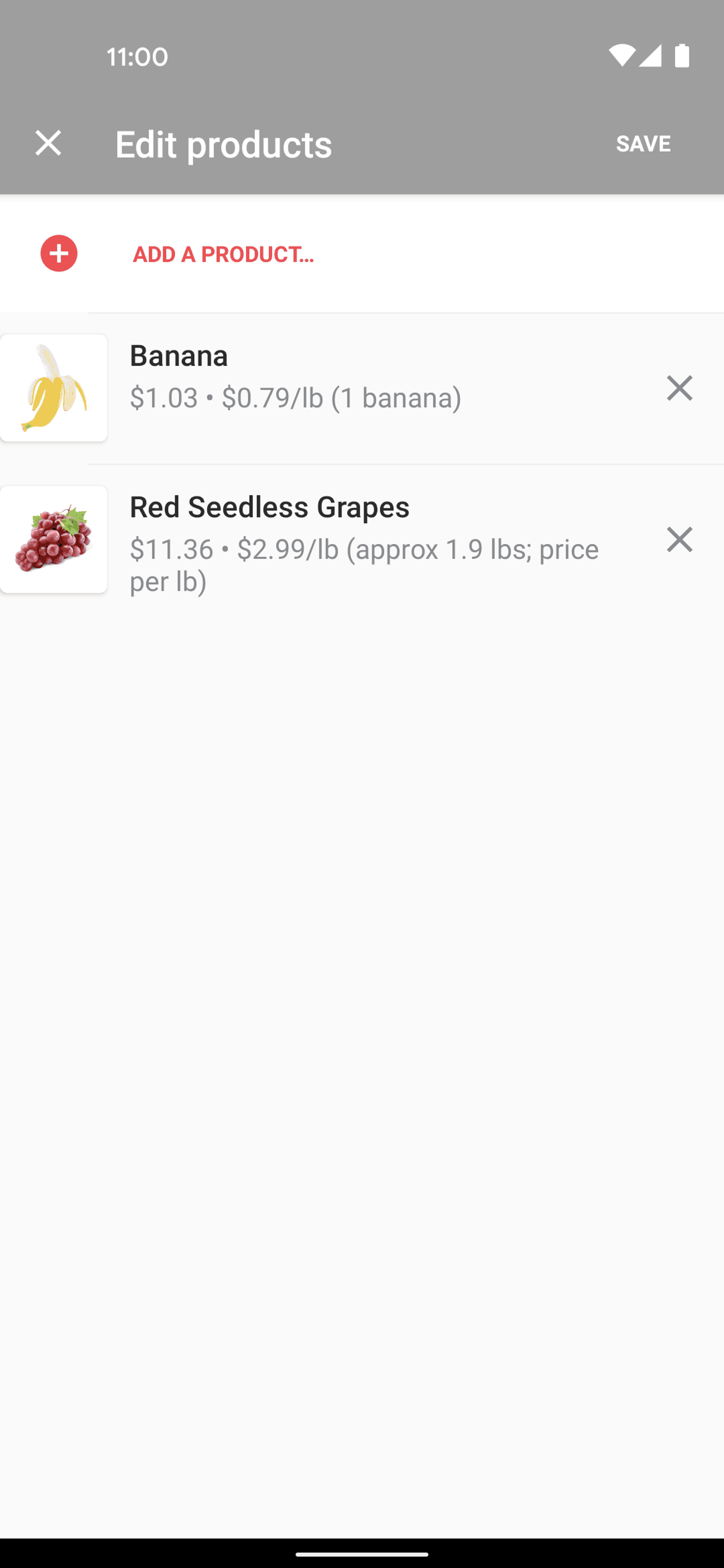 Cornershop Android Food & Drink interface screenshot 8