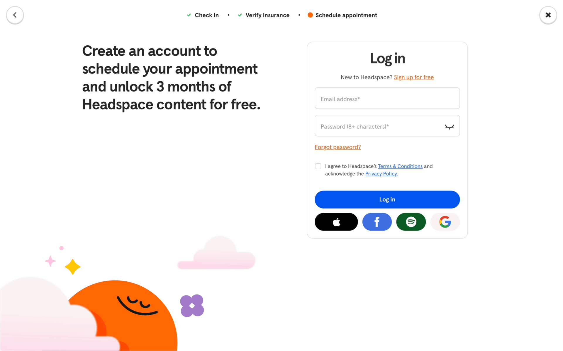 Headspace Web Health & Fitness interface screenshot 3