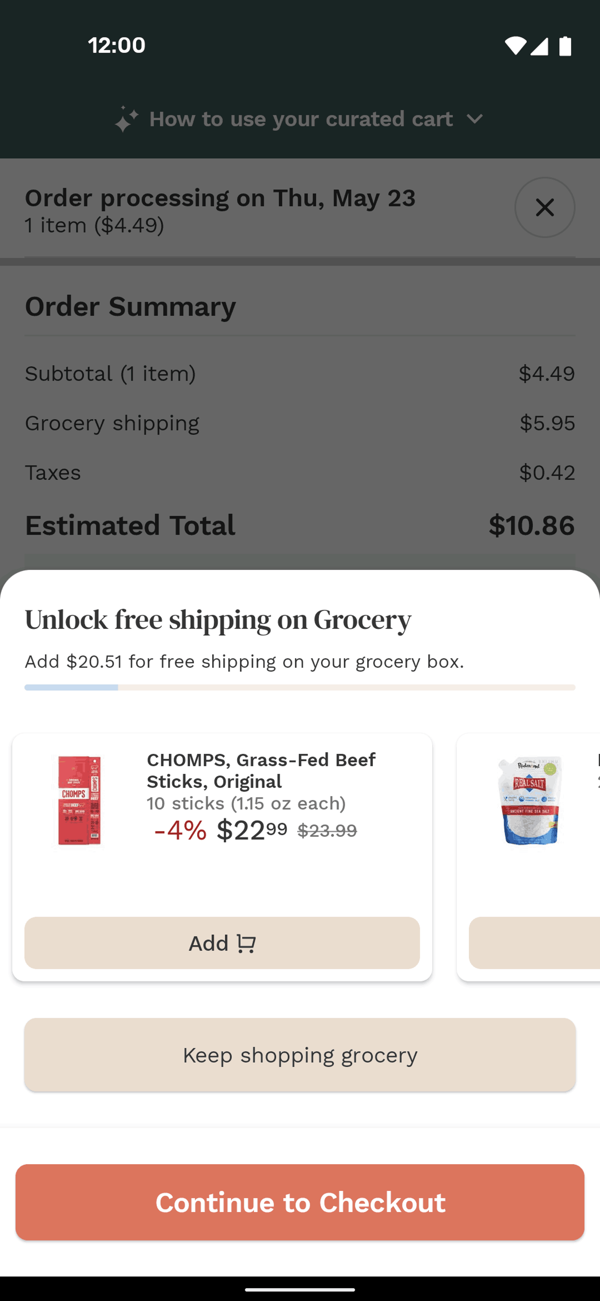 Thrive Market Android Shopping interface screenshot 22