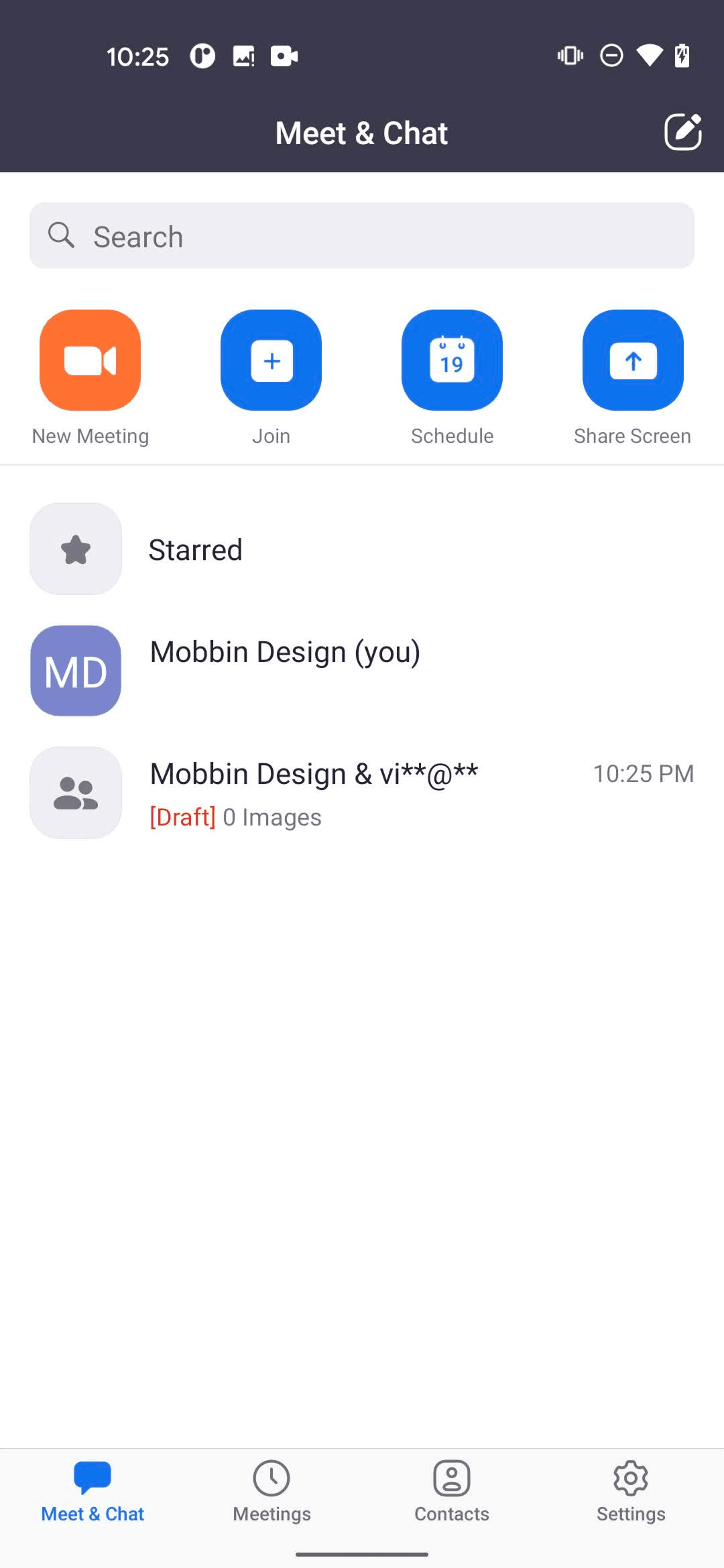 Zoom Android Business interface screenshot 13