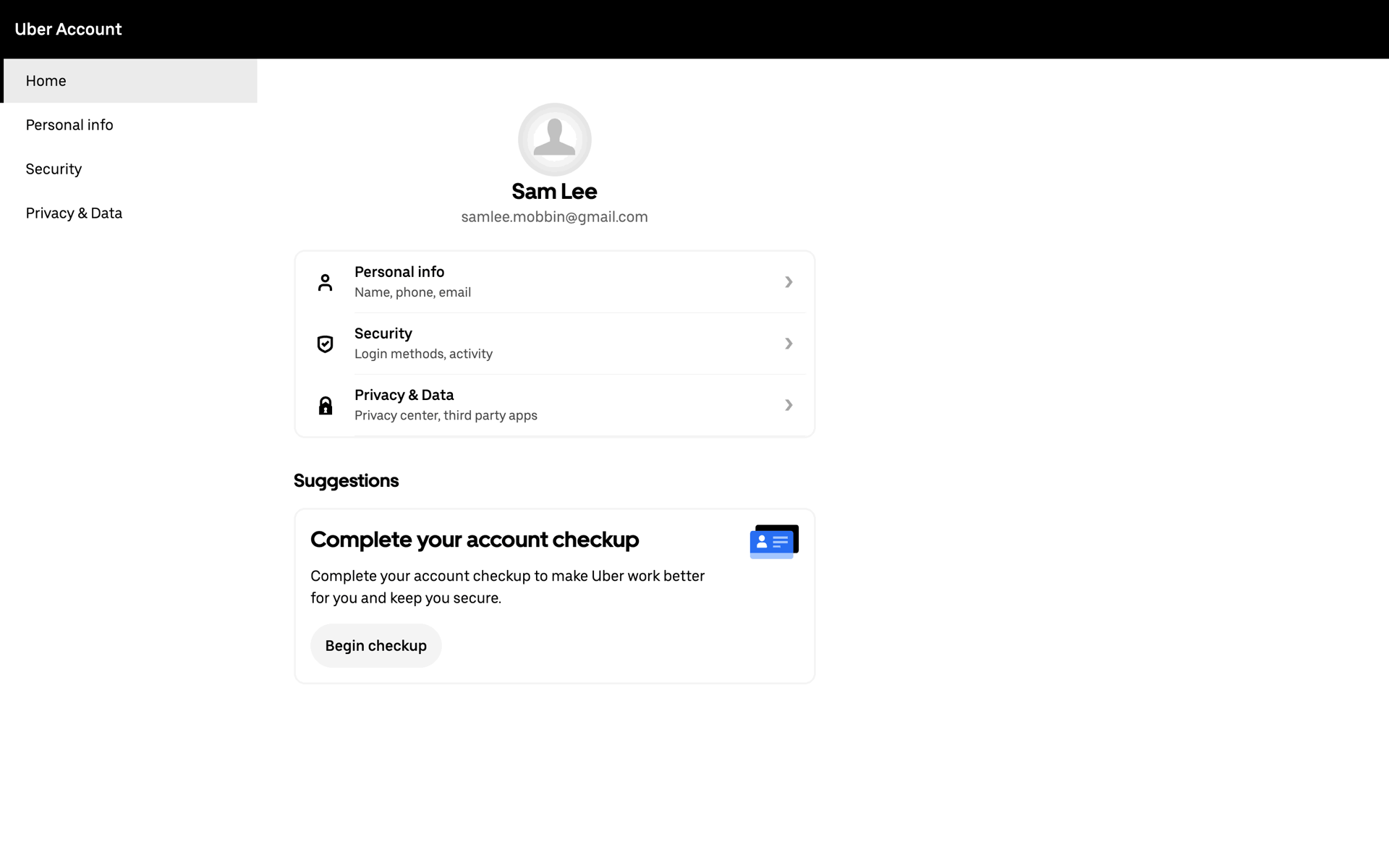 Uber Web Travel & Transportation interface screenshot 16