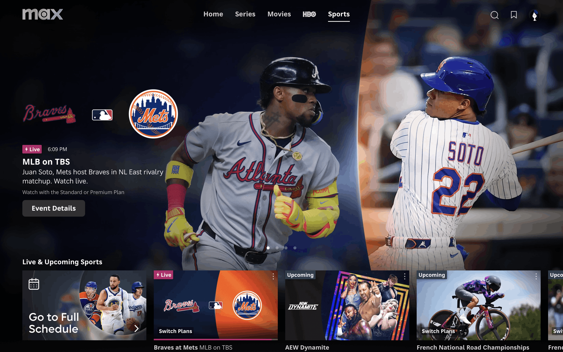 HBO Max Web Entertainment interface screenshot 17