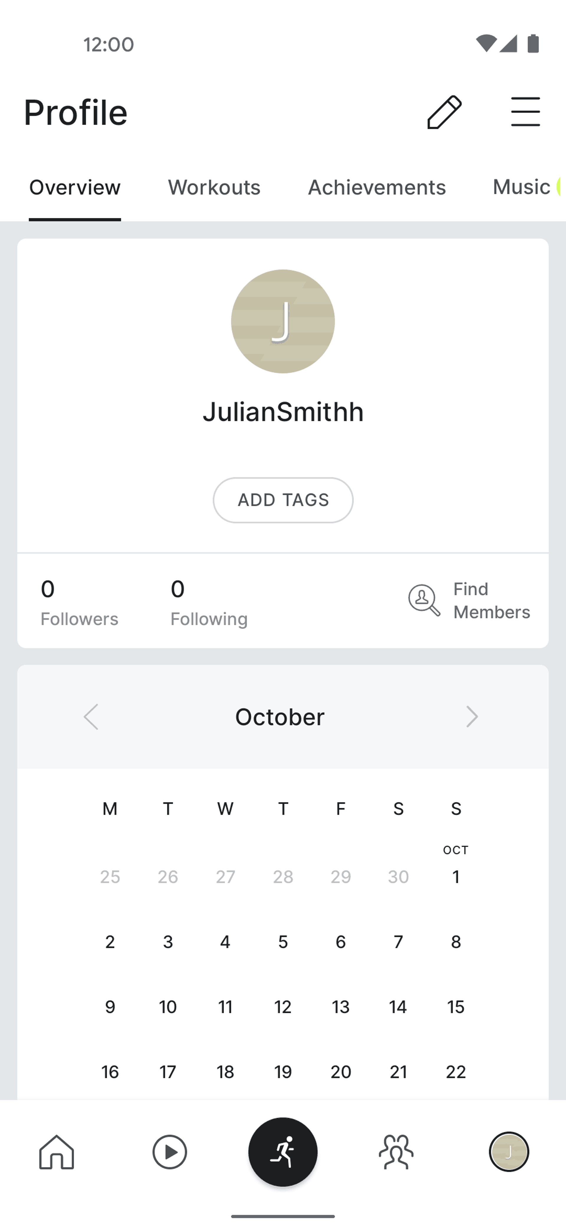 Peloton Android Health & Fitness interface screenshot 24