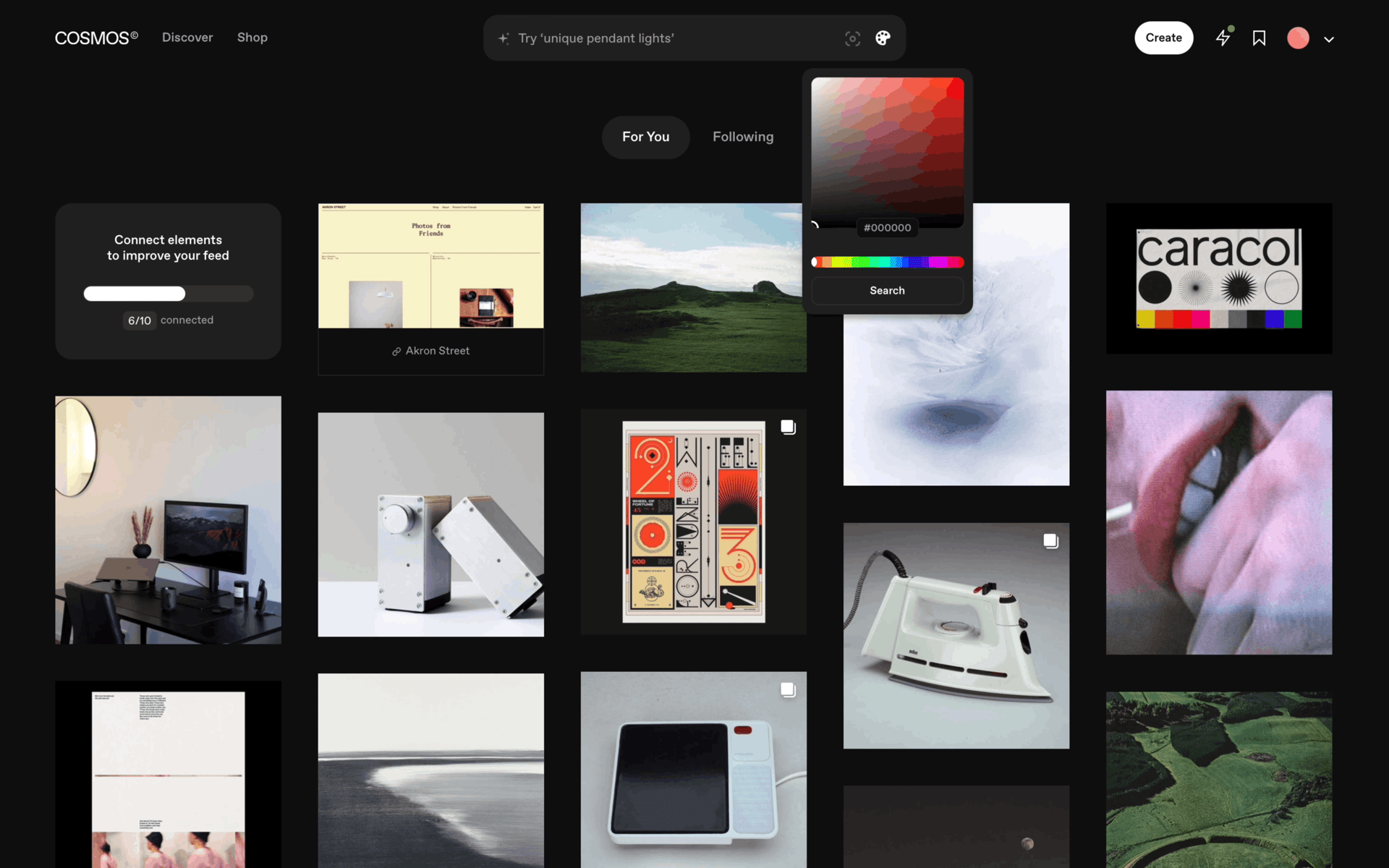 Cosmos Web Photo & Video interface screenshot 7