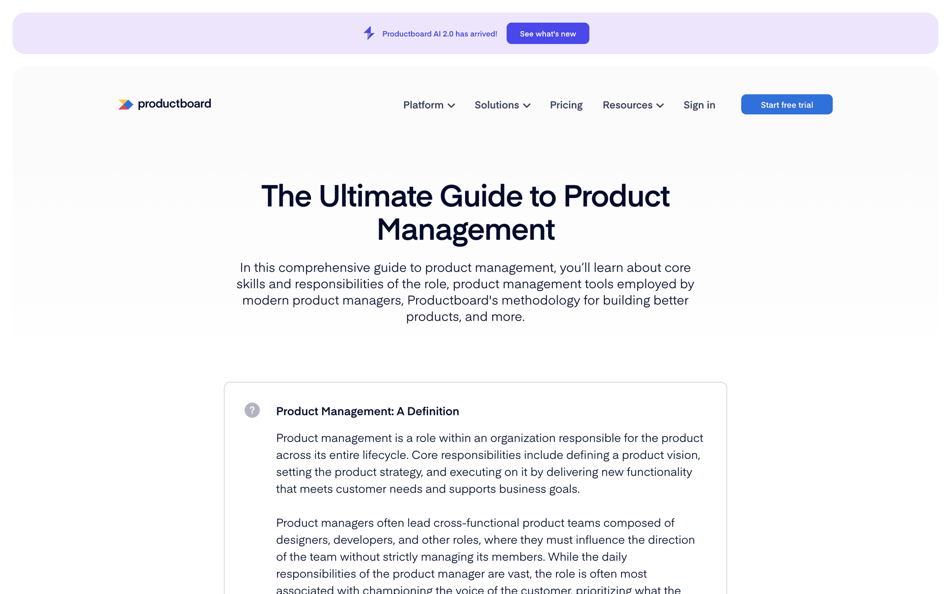 Productboard Web Business interface screenshot 12