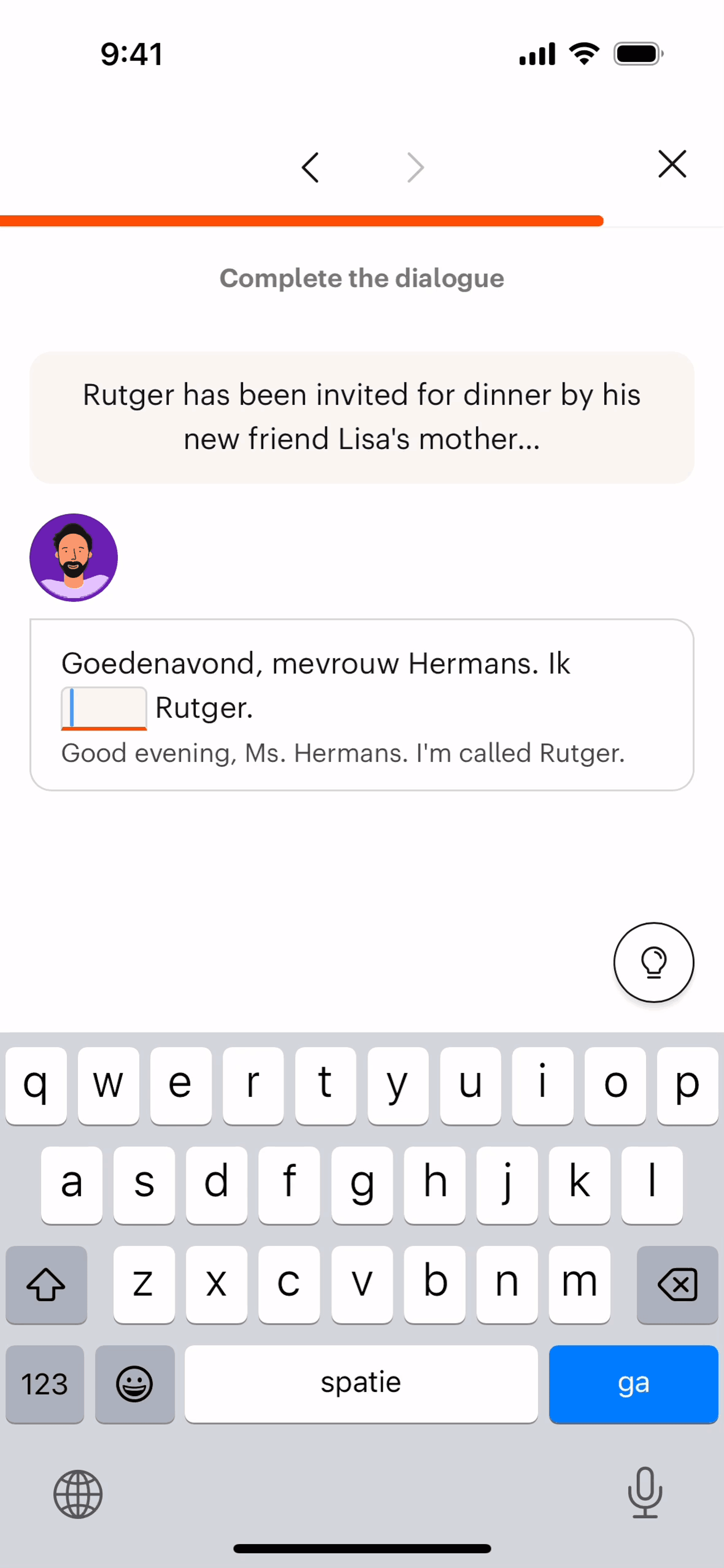 Babbel iOS Education interface screenshot 10