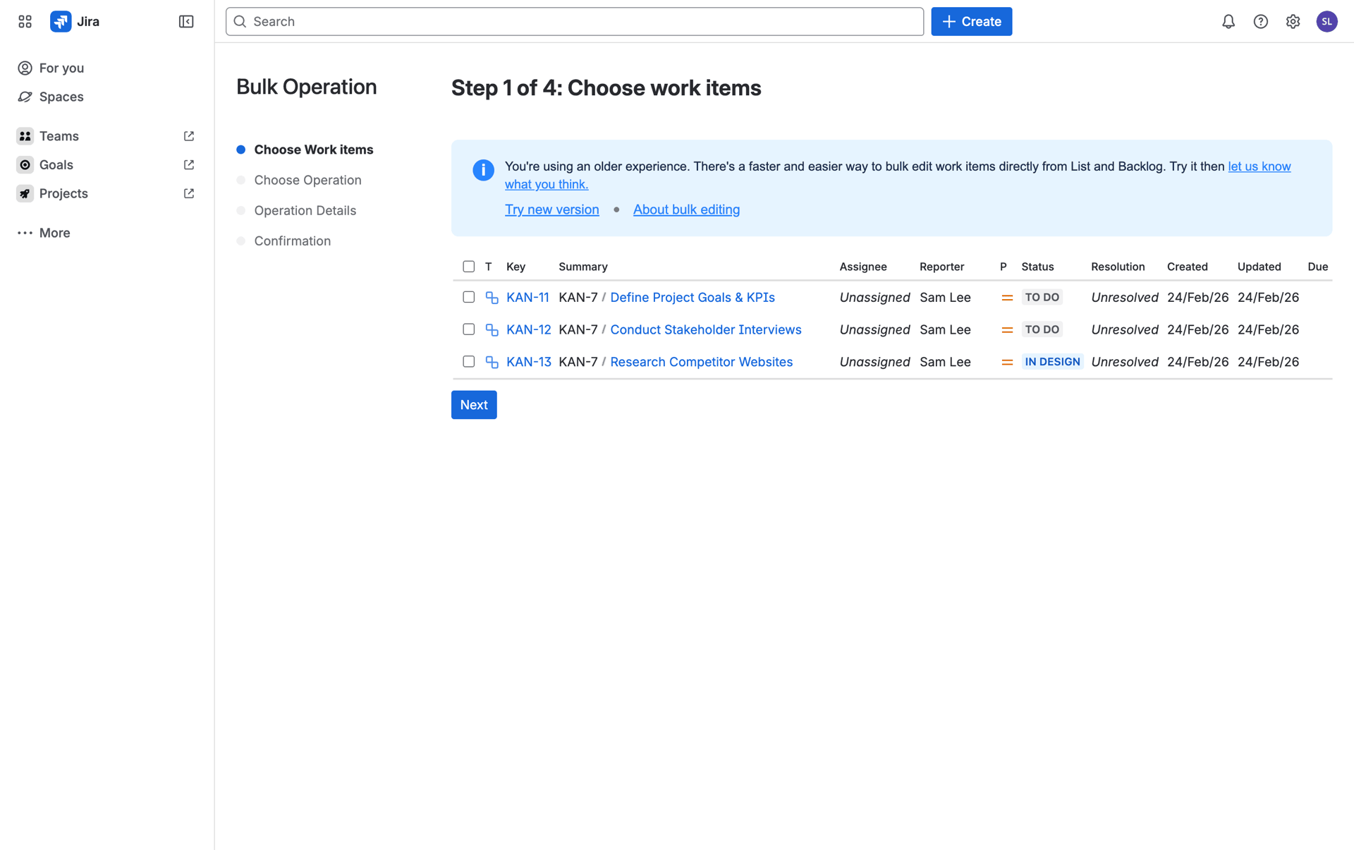 Jira Web Business interface screenshot 6