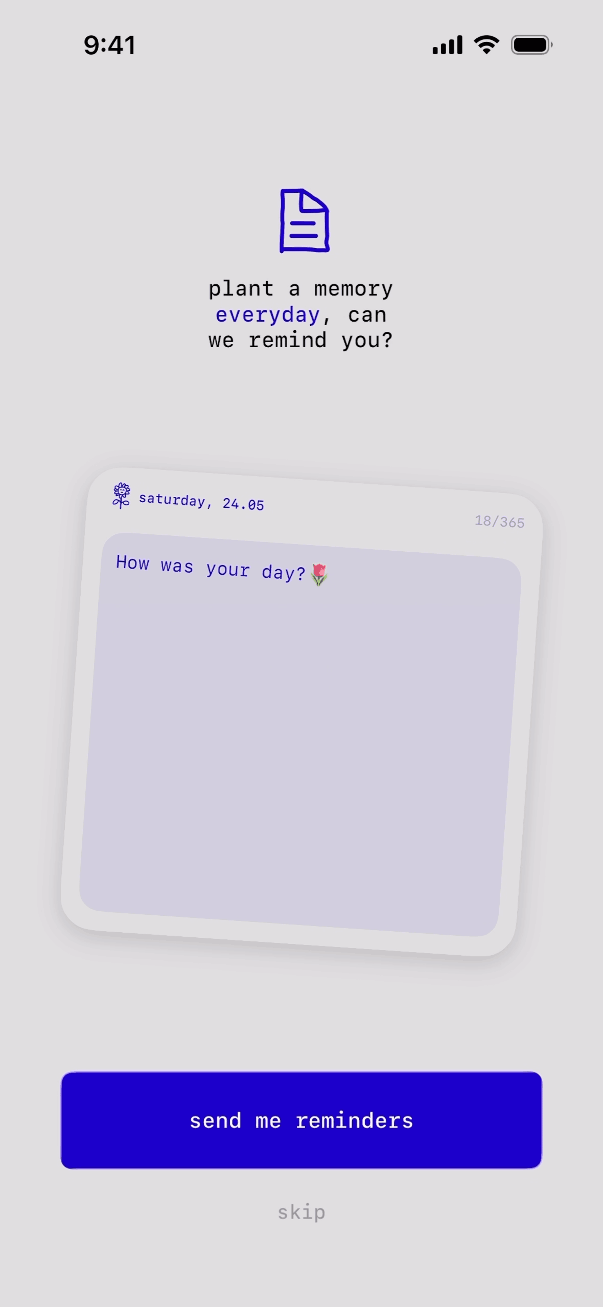 one year iOS Health & Fitness interface screenshot 2