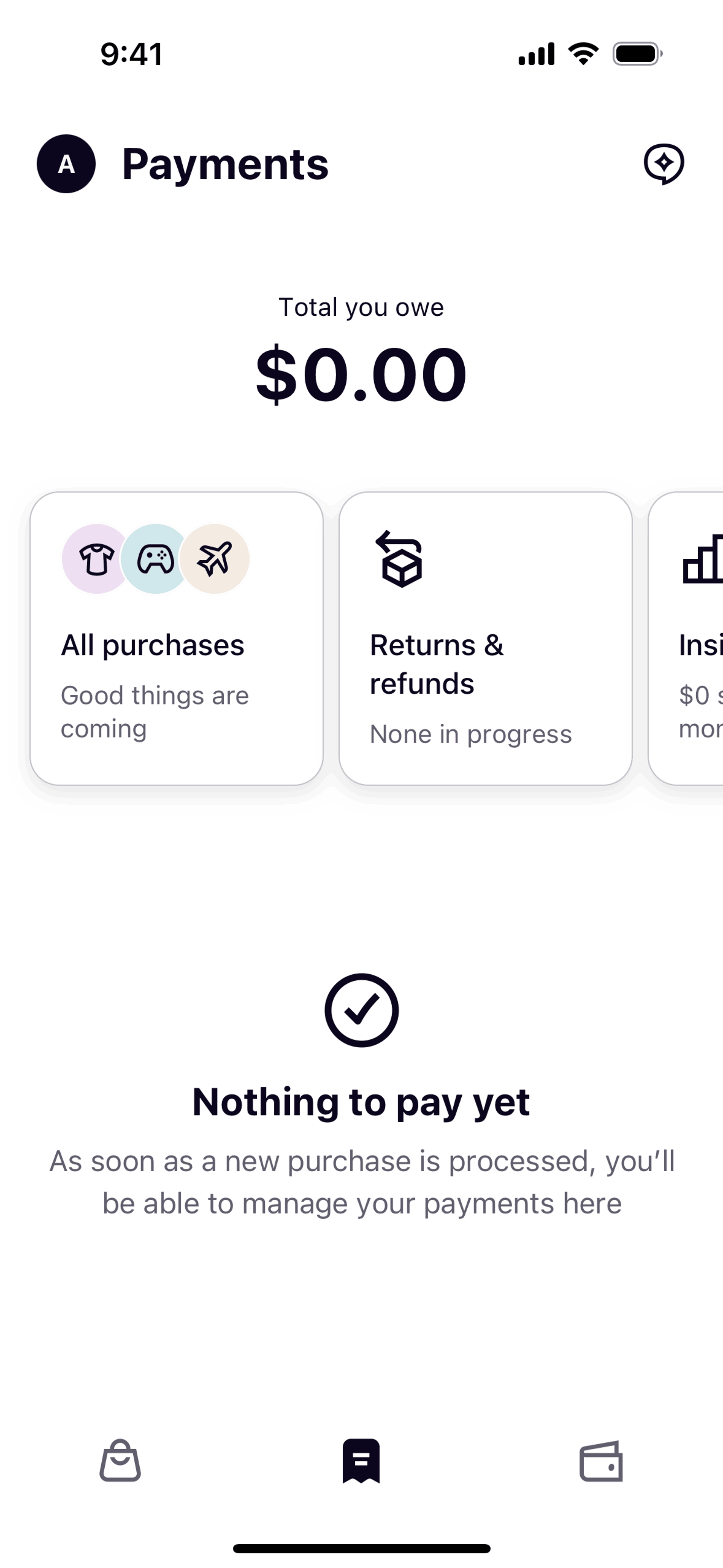 Klarna iOS Finance interface screenshot 8