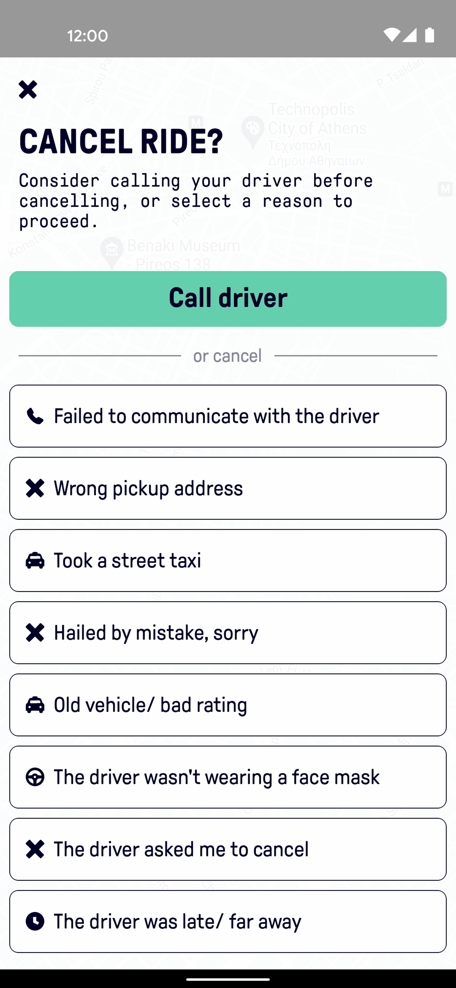 Beat Passenger Android Travel & Transportation interface screenshot 10