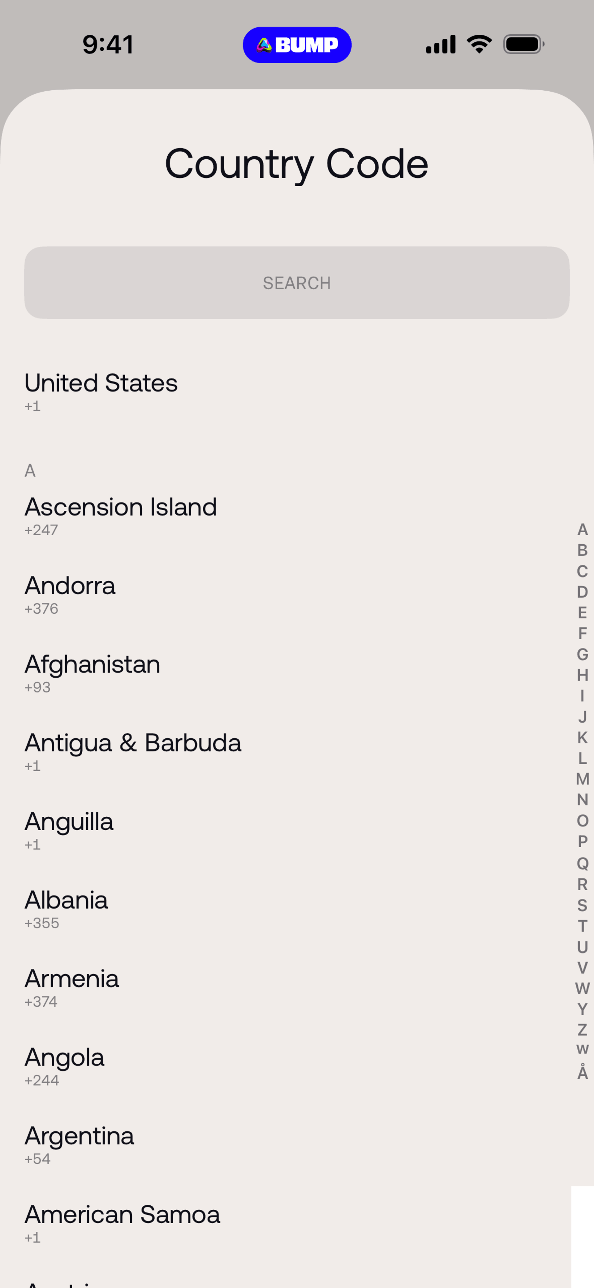 Bump iOS Social Networking interface screenshot 10