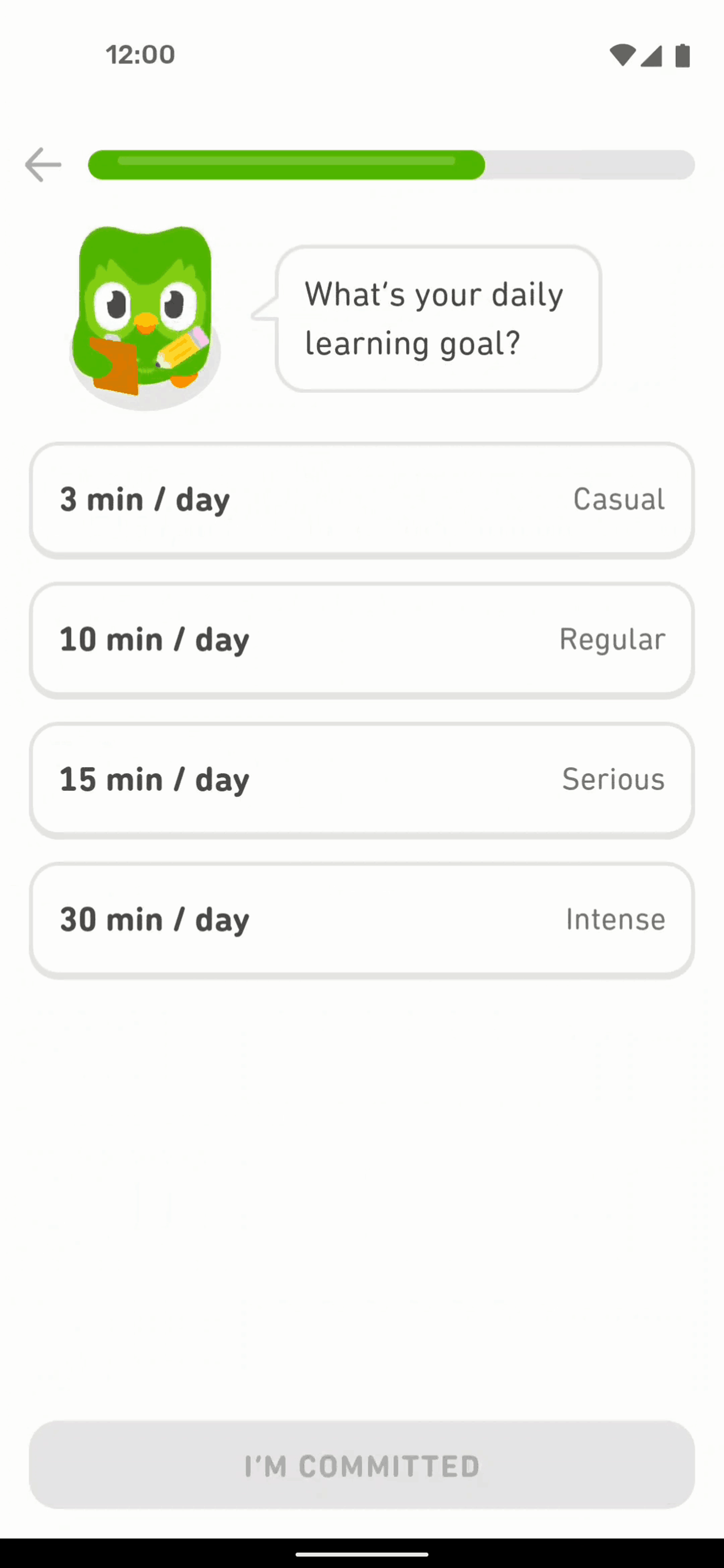 Duolingo Android Education interface screenshot 19