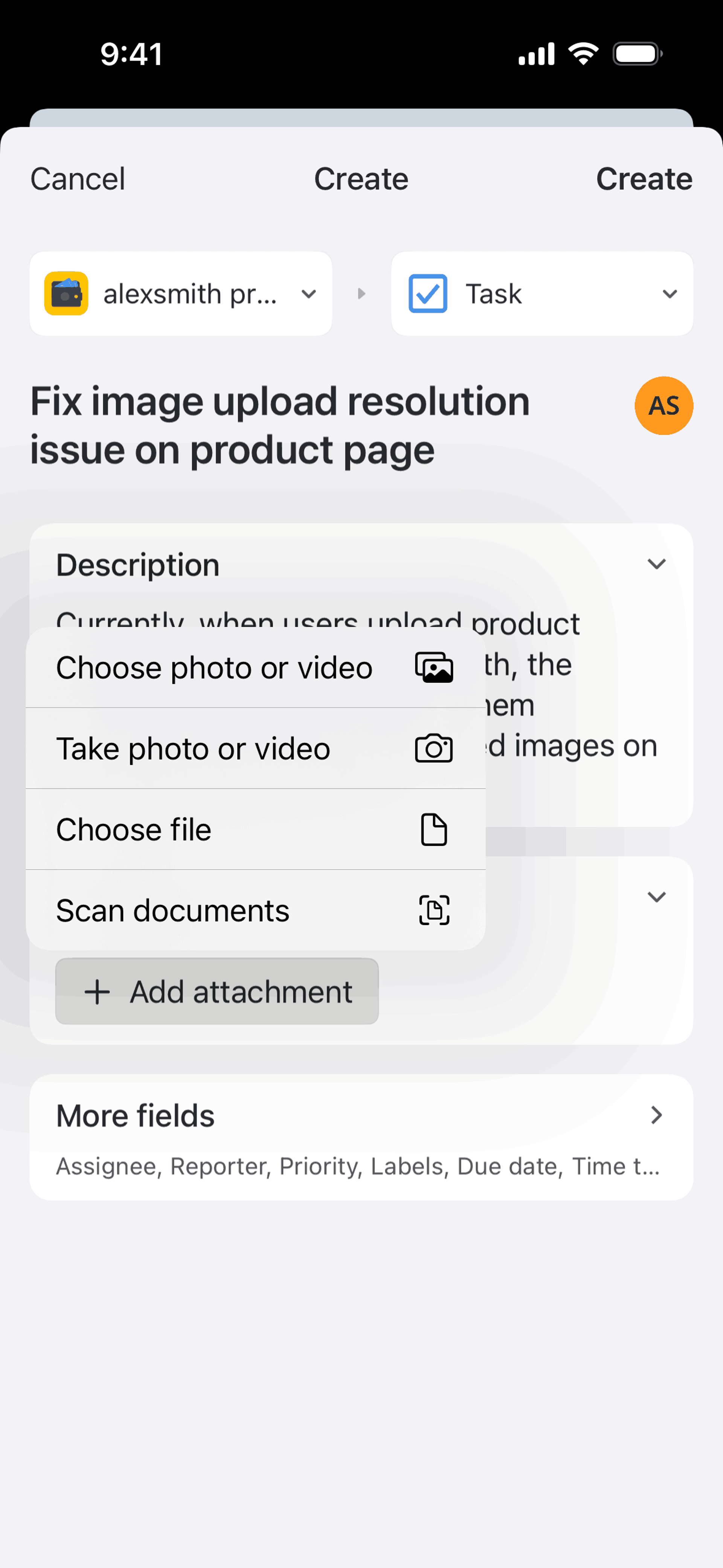 Jira Cloud iOS Business interface screenshot 5