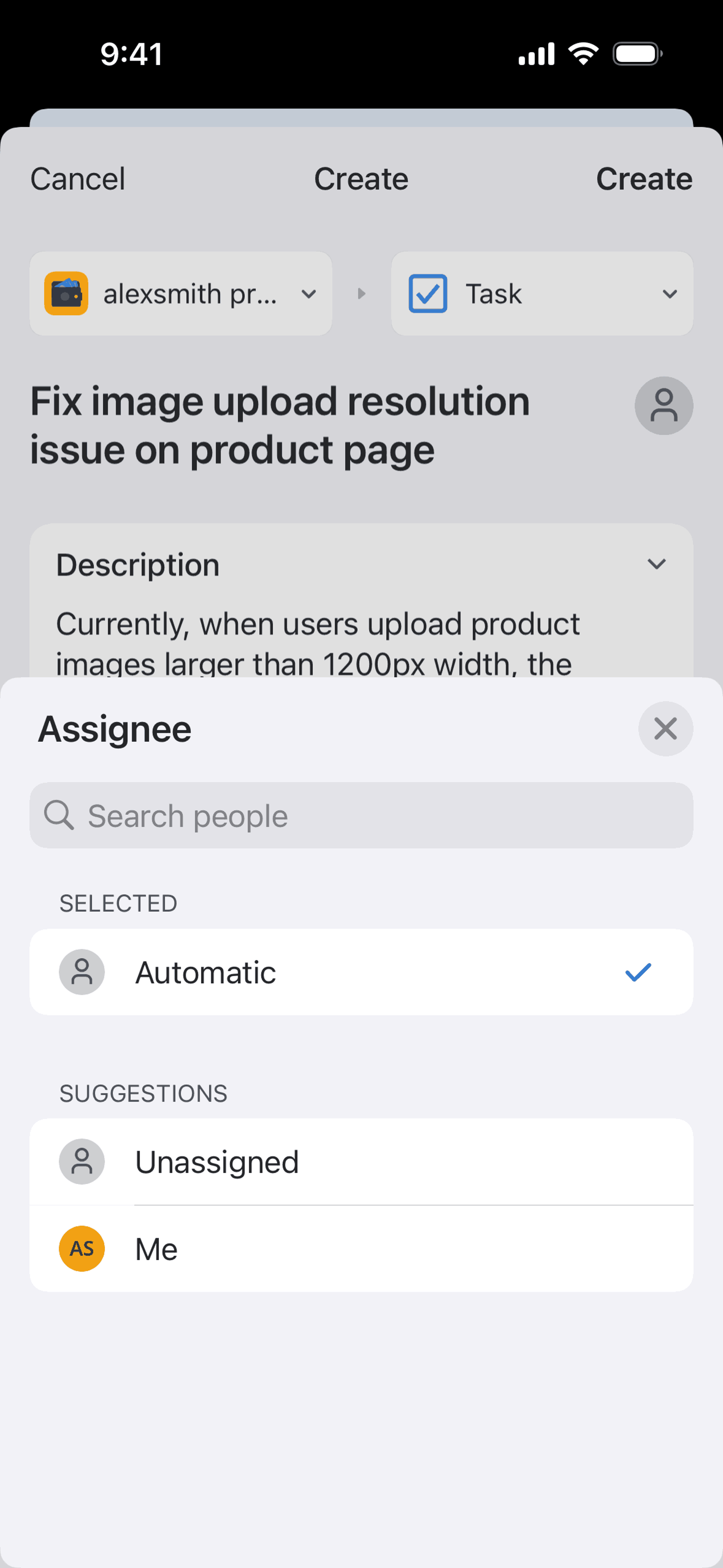 Jira Cloud iOS Business interface screenshot 23