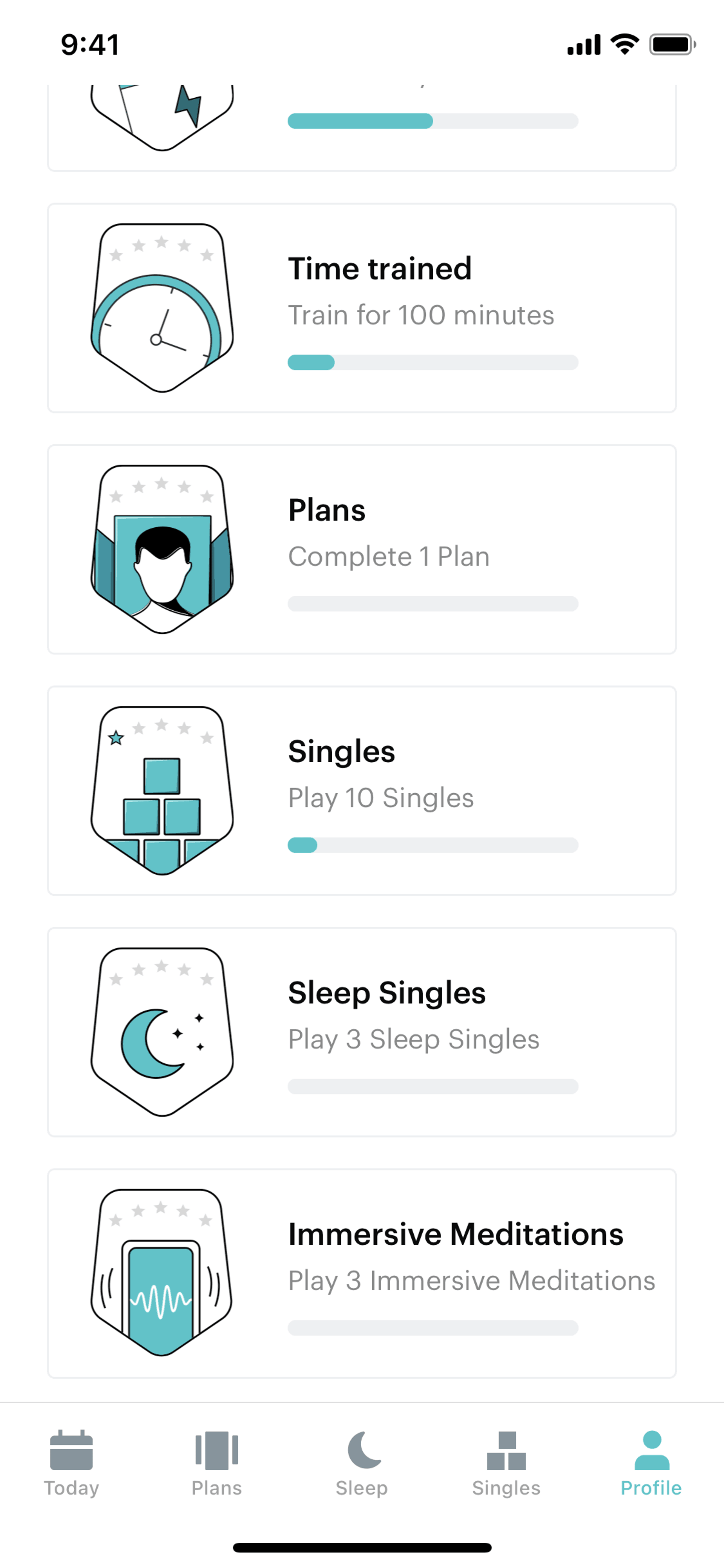 Balance iOS Health & Fitness interface screenshot 21