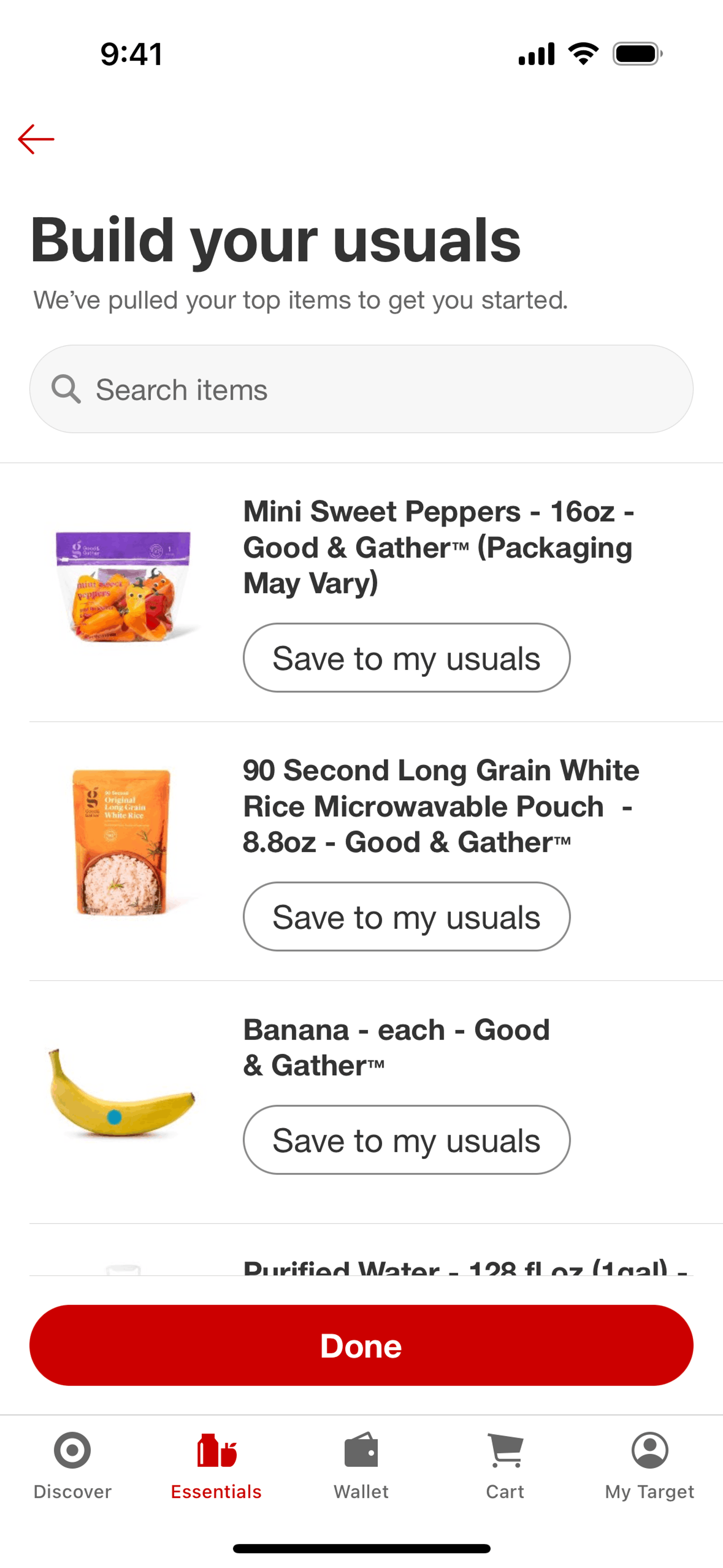Target iOS Shopping interface screenshot 15