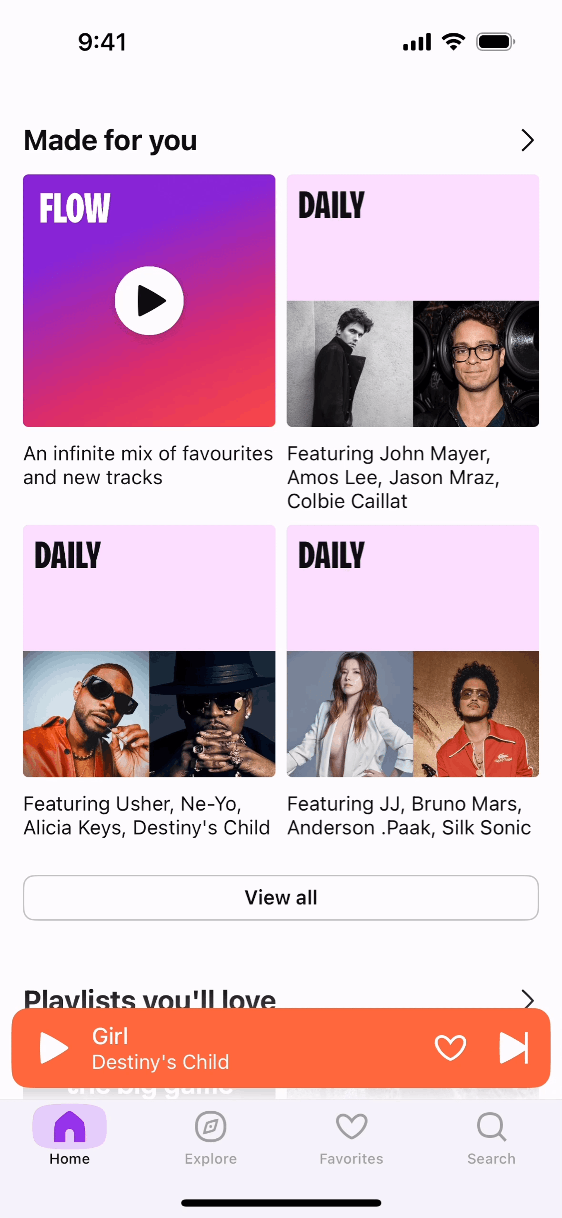 Deezer iOS Entertainment interface screenshot 15