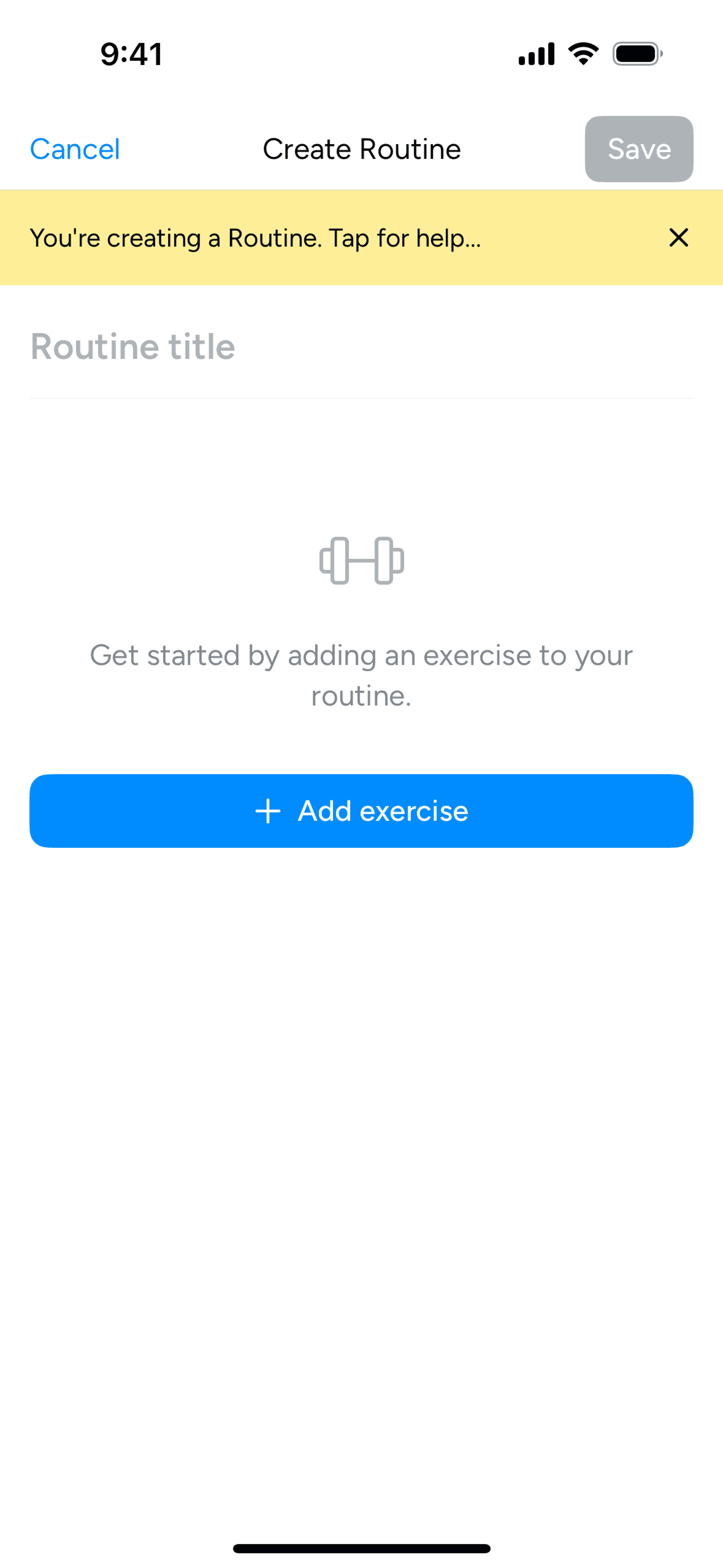 Hevy iOS Health & Fitness interface screenshot 13