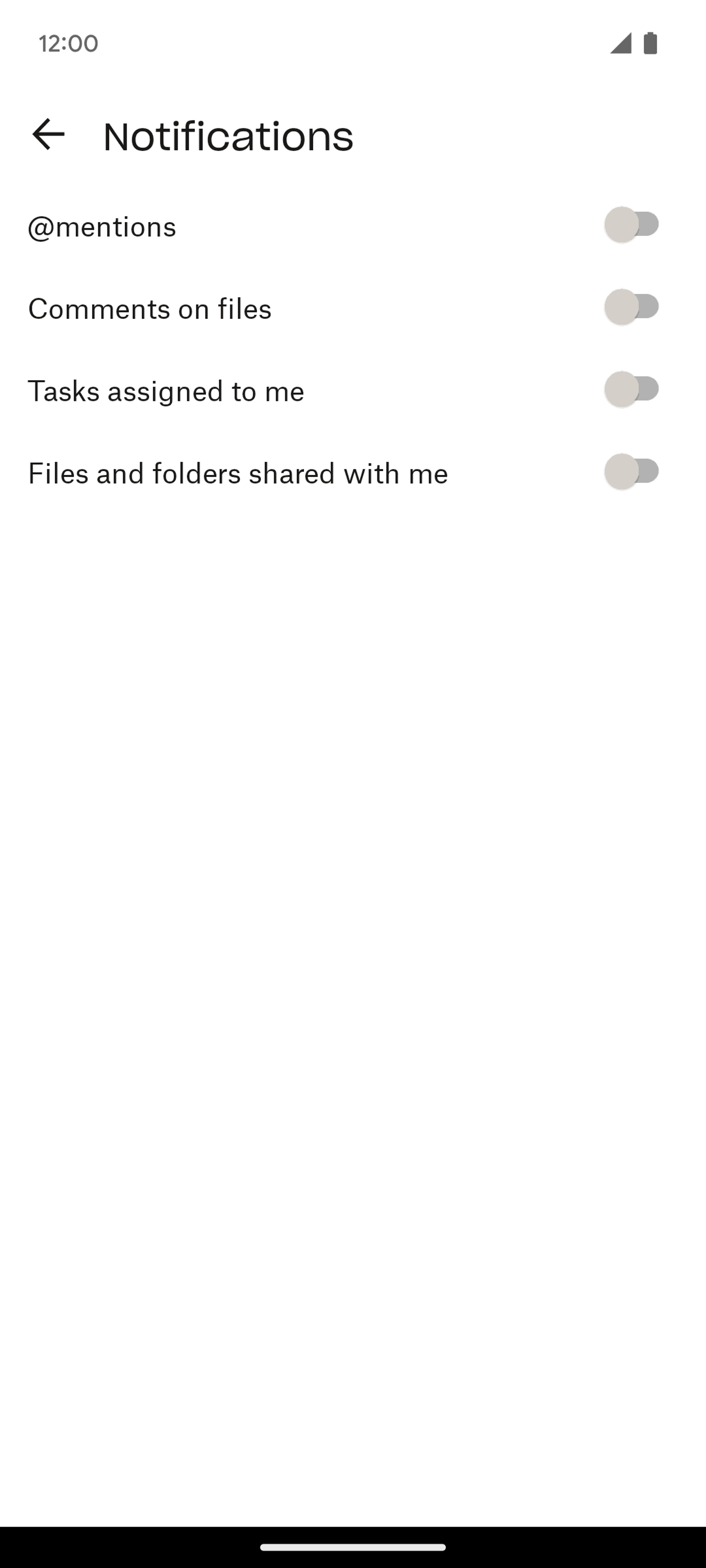 Dropbox Android Productivity interface screenshot 15
