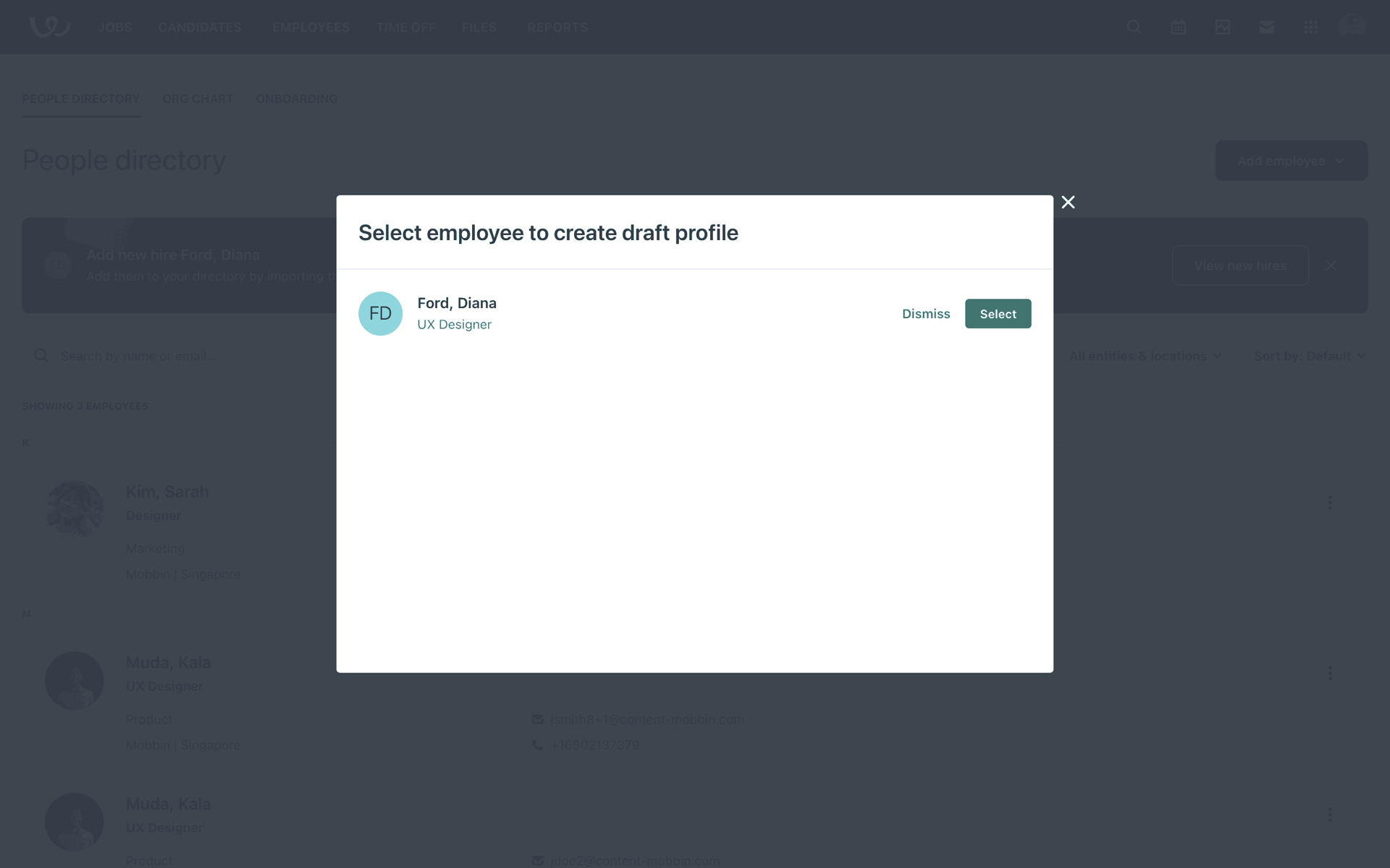 Workable Web AI interface screenshot 21