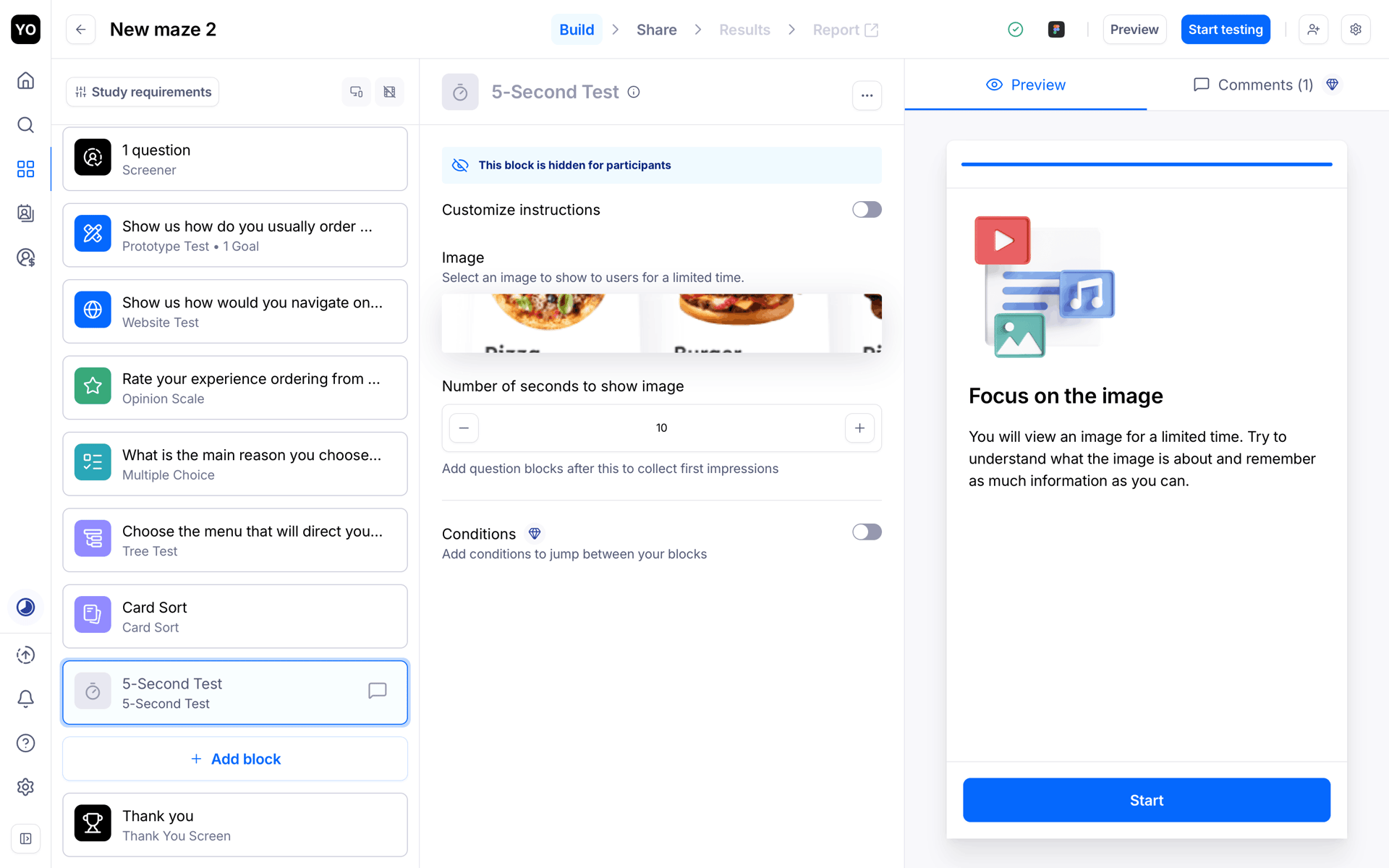 Maze Web Business interface screenshot 14